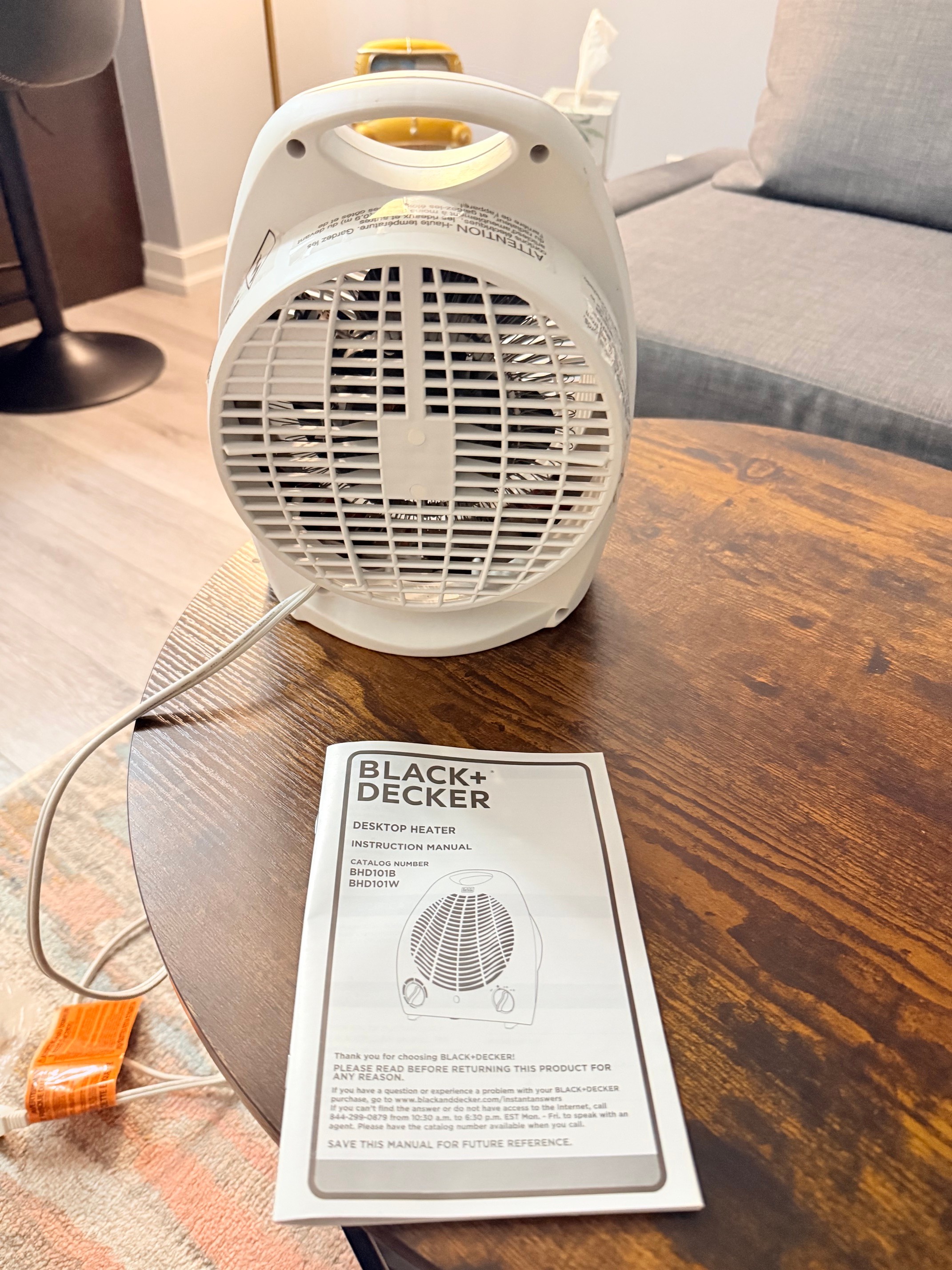 Black+Decker Desktop Heater BHD101W - photo 5