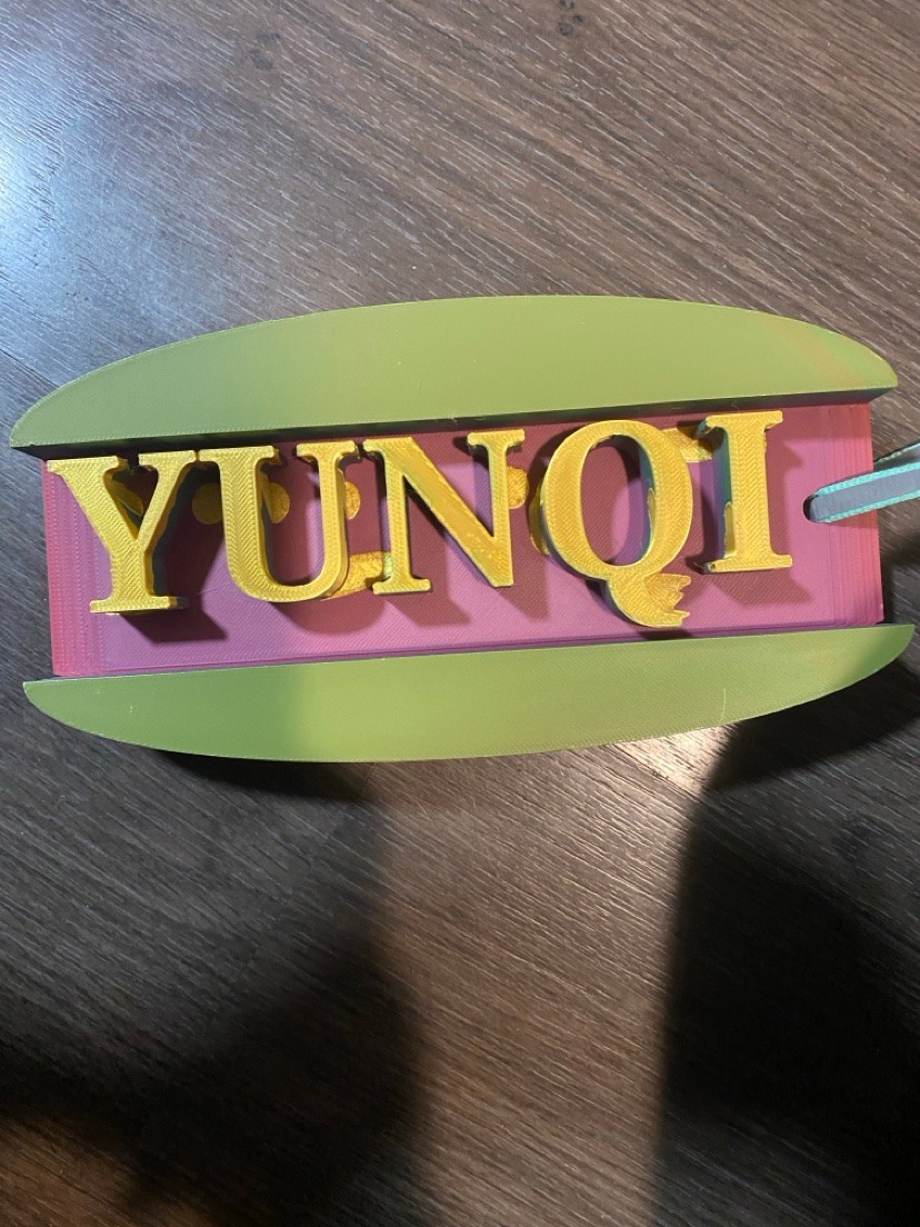 Personalized 3D Printed Name Sign – Custom Name Plaque