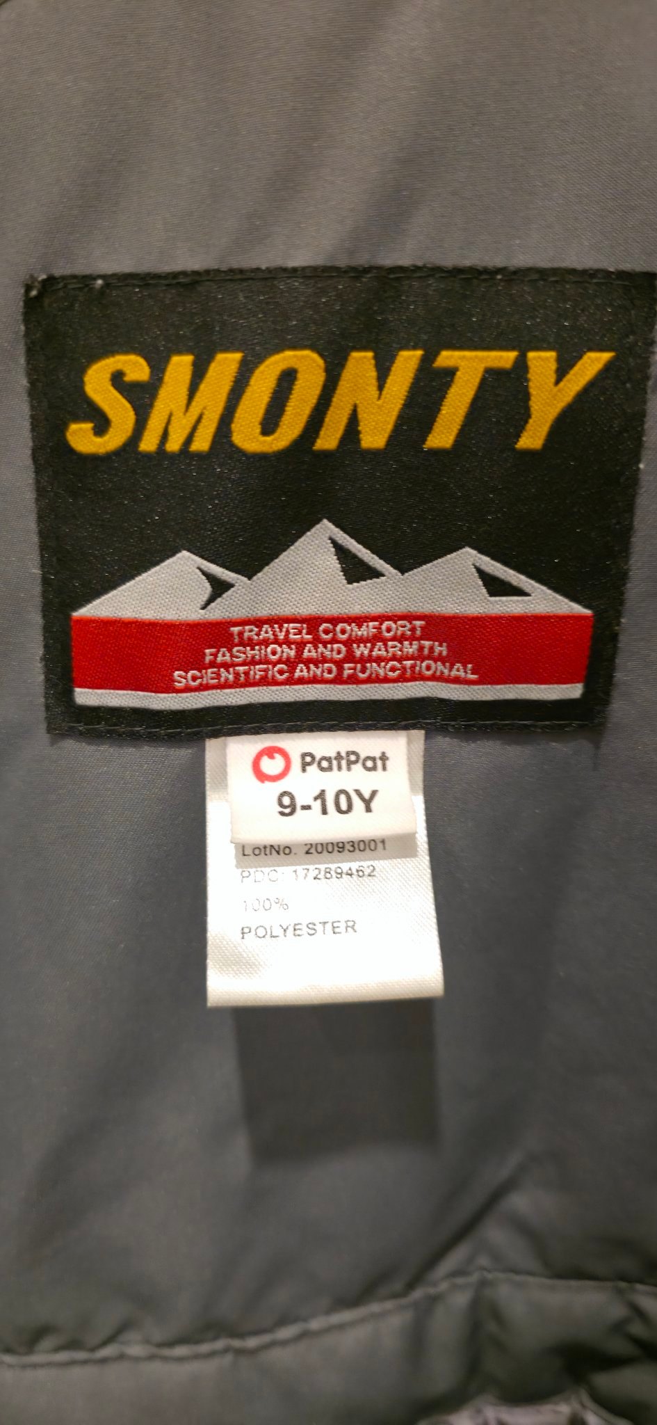 Kids Smonty grey bib snow pants size 9-10Y, suspenders - photo 3