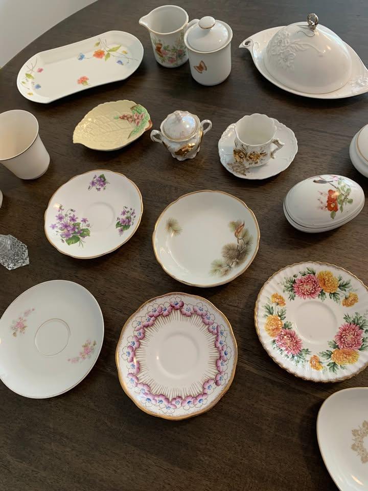 Assorted Vintage Porcelain Tableware Collection