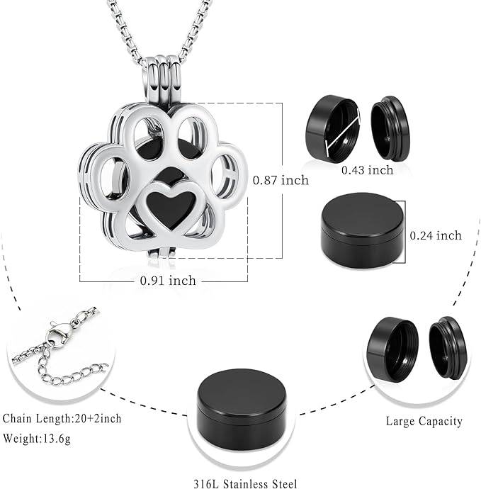 Pet Cremation Jewelry for Ashes - NEW - photo 2