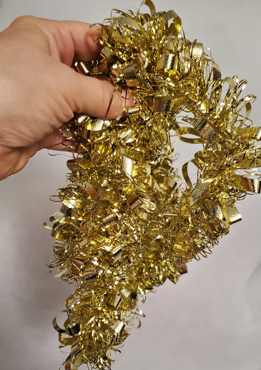 Brand New Gold Christmas Tinsel Garlands - 2 Piece Set - photo 5