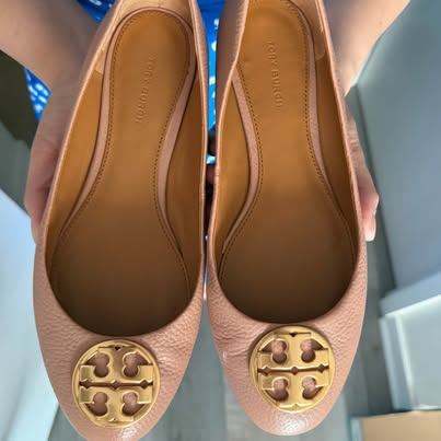 Tory Burch Pink Nude Ballet Flats size 7.5