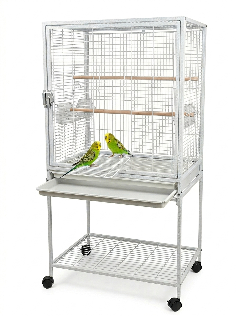 24X16" Open Top Parrot Cage with Rolling Stand - photo 4