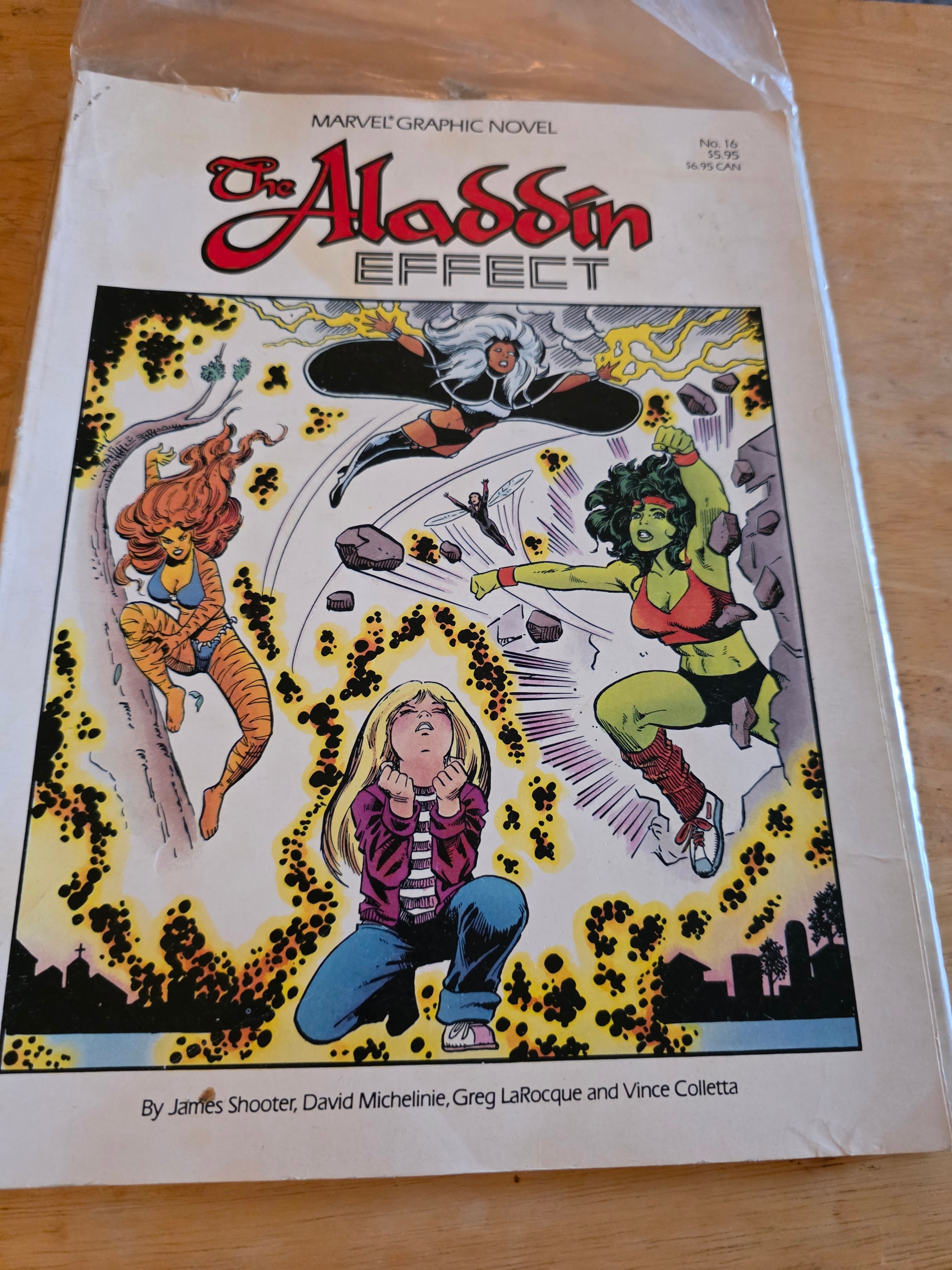 Marvel Graphic Novel No. 16 The Aladdin Effect