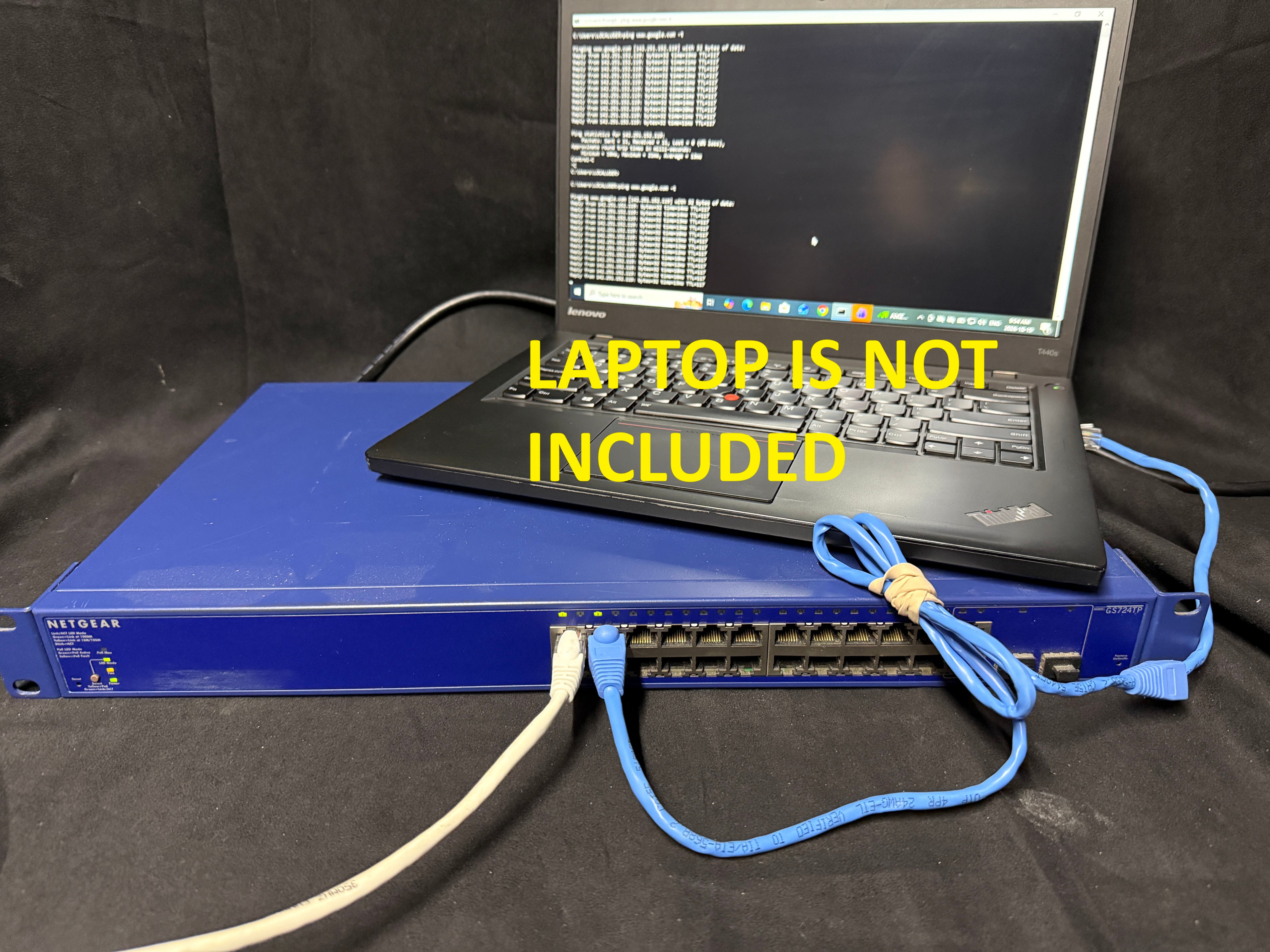 USED - Netgear ProSAFE Network Switch GS724TPv2