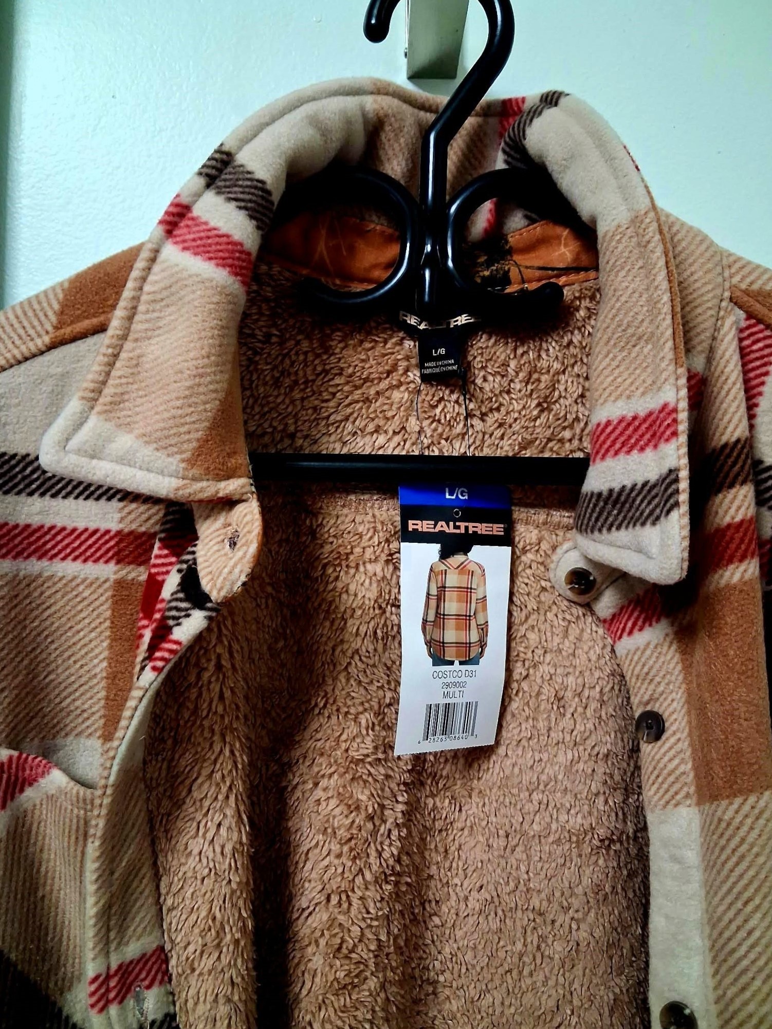 Gift for Her - Sherpa Fleece Lined Flannel Shirt Jacket/Shaket - photo 5