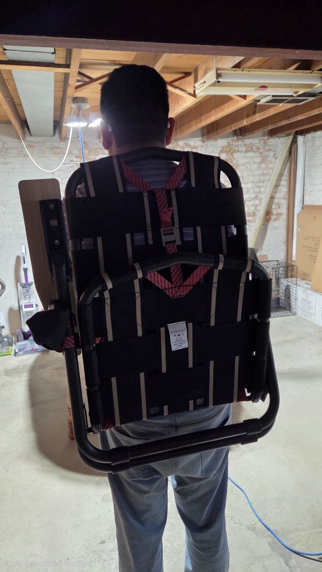 Set of 2 CleverMade Sequoia, Foldable Camping Chairs - photo 2