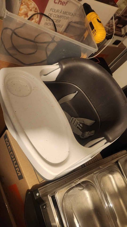 Ingenuity Baby Base 2-in-1 Booster Feeding & Floor Seat - Slate - photo 3
