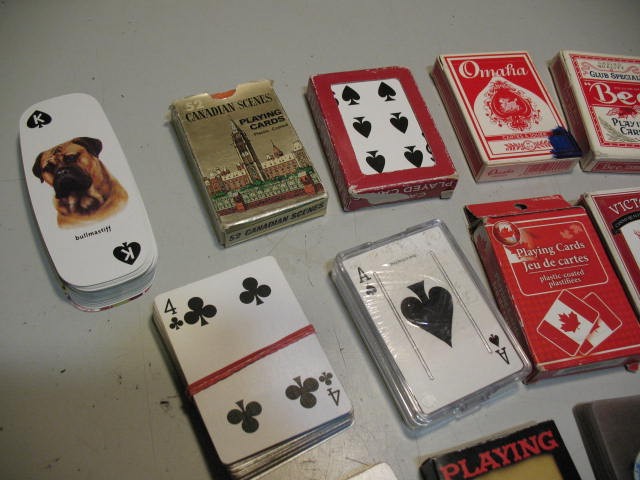 Over 20 Standard Size Playing Cards, Like New
