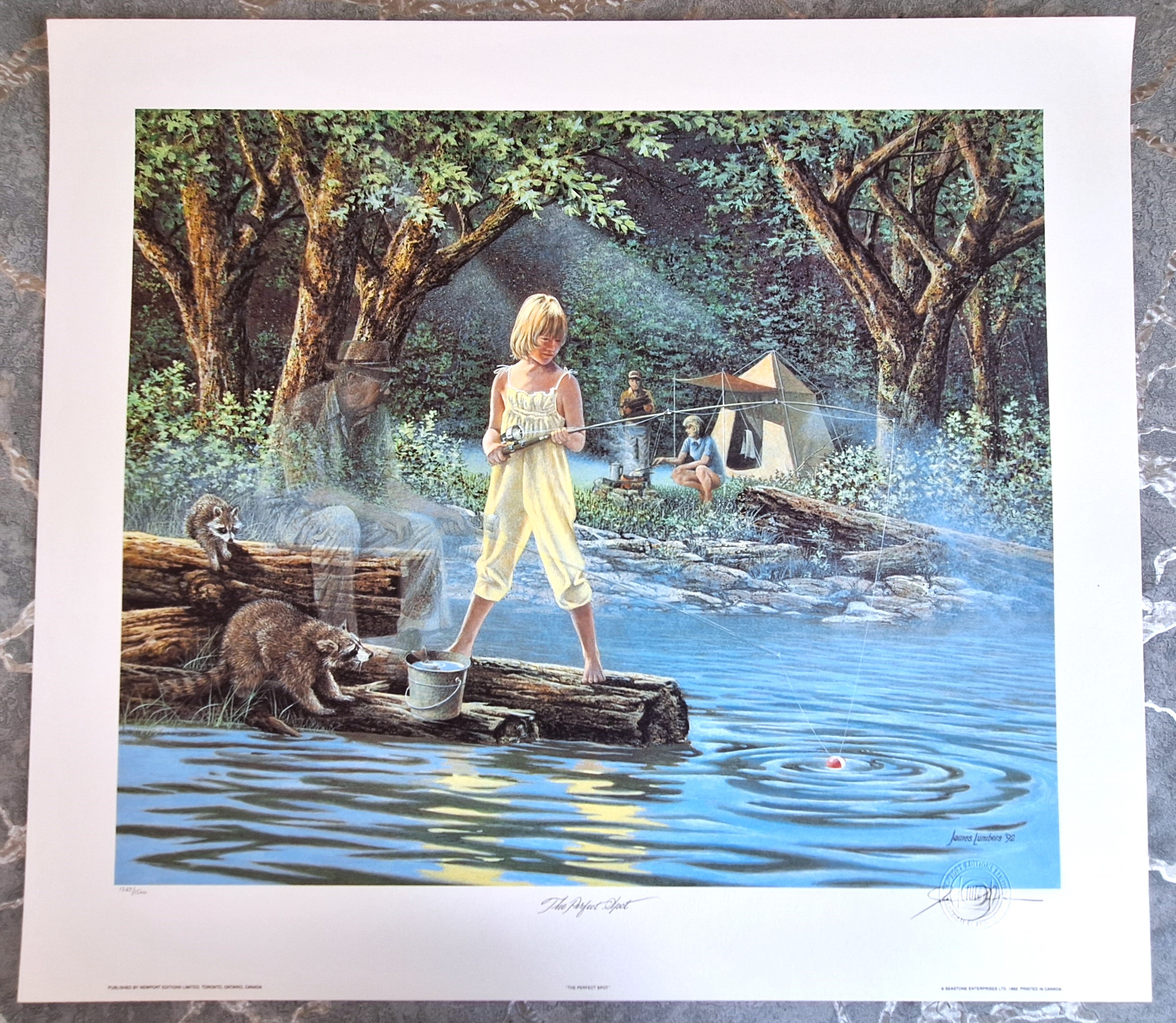 James Lumbers "The Perfect Spot" Limited Edition Print - photo 2