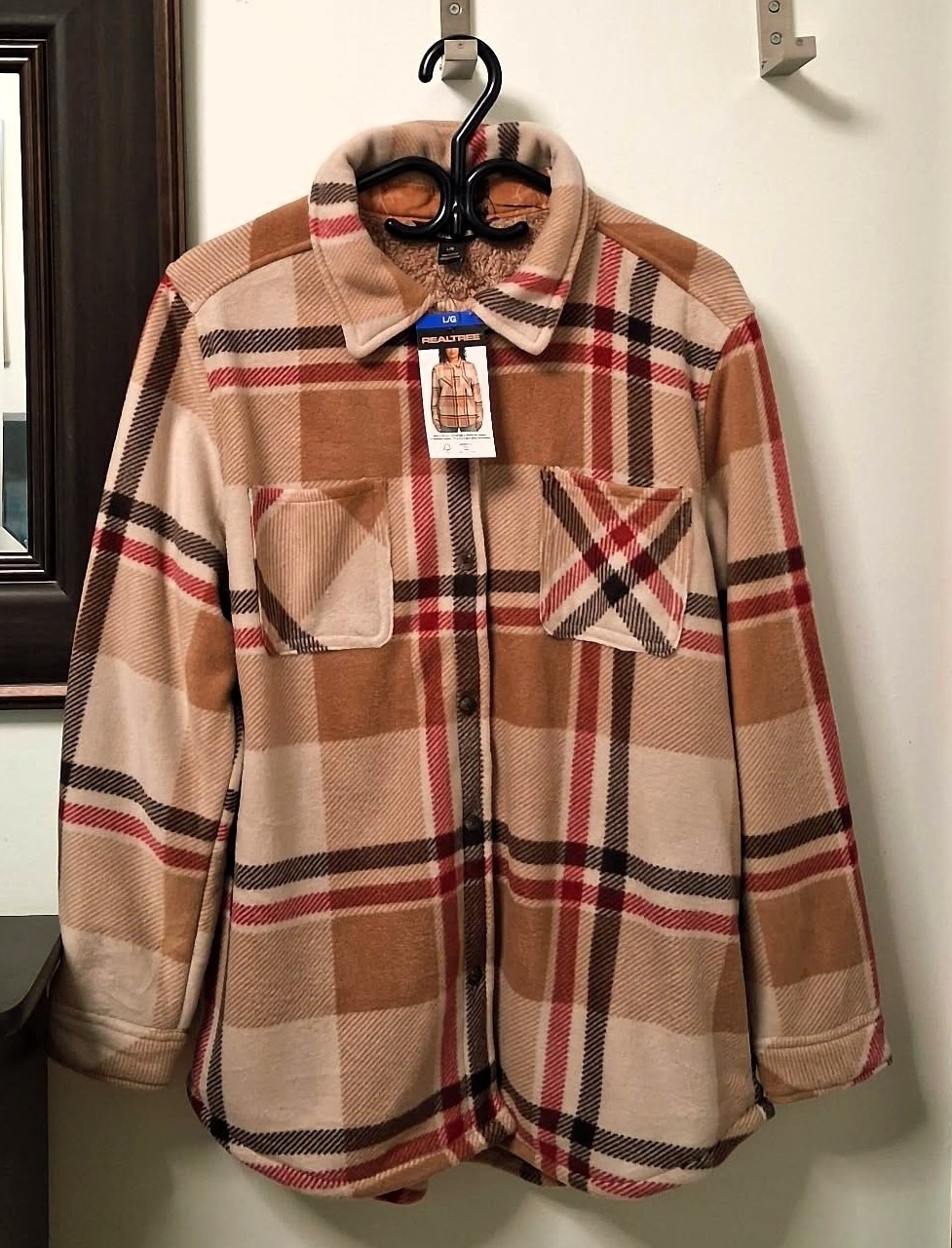 Gift for Her - Sherpa Fleece Lined Flannel Shirt Jacket/Shaket - photo 2