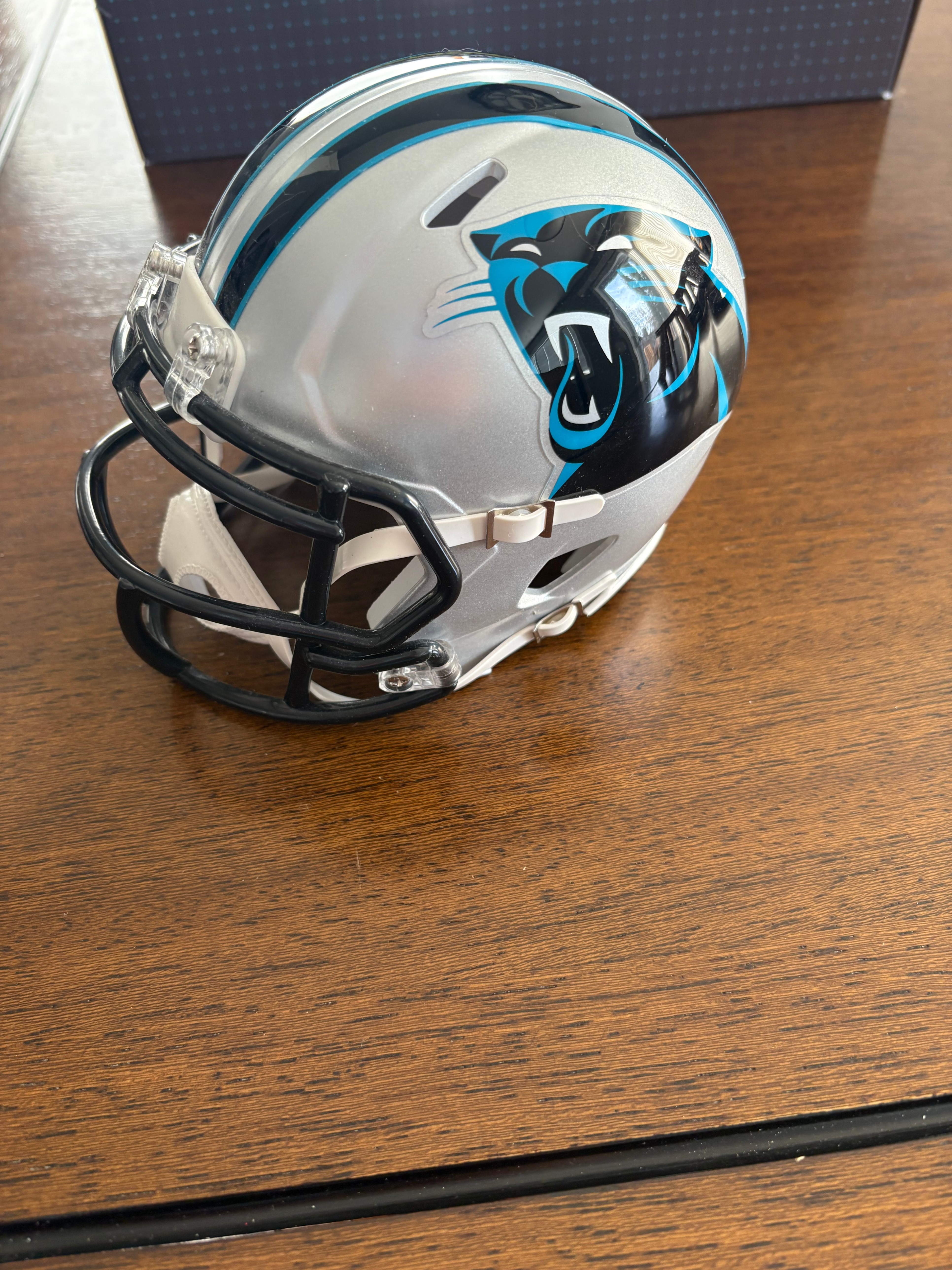 Carolina Panthers Riddell Mini Football Helmet - photo 3