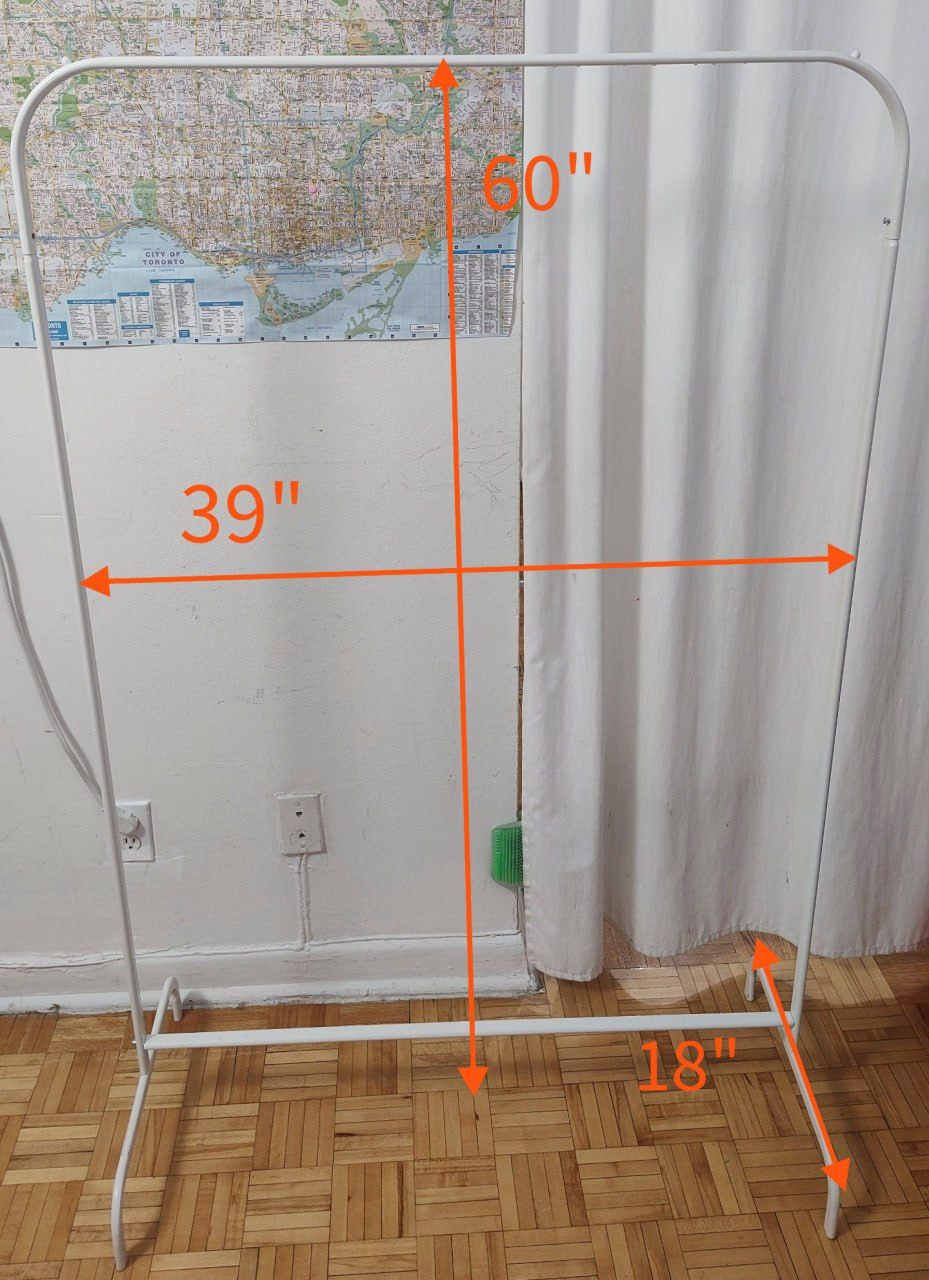 2x Clothes Racks (White) – Great Condition - photo 2