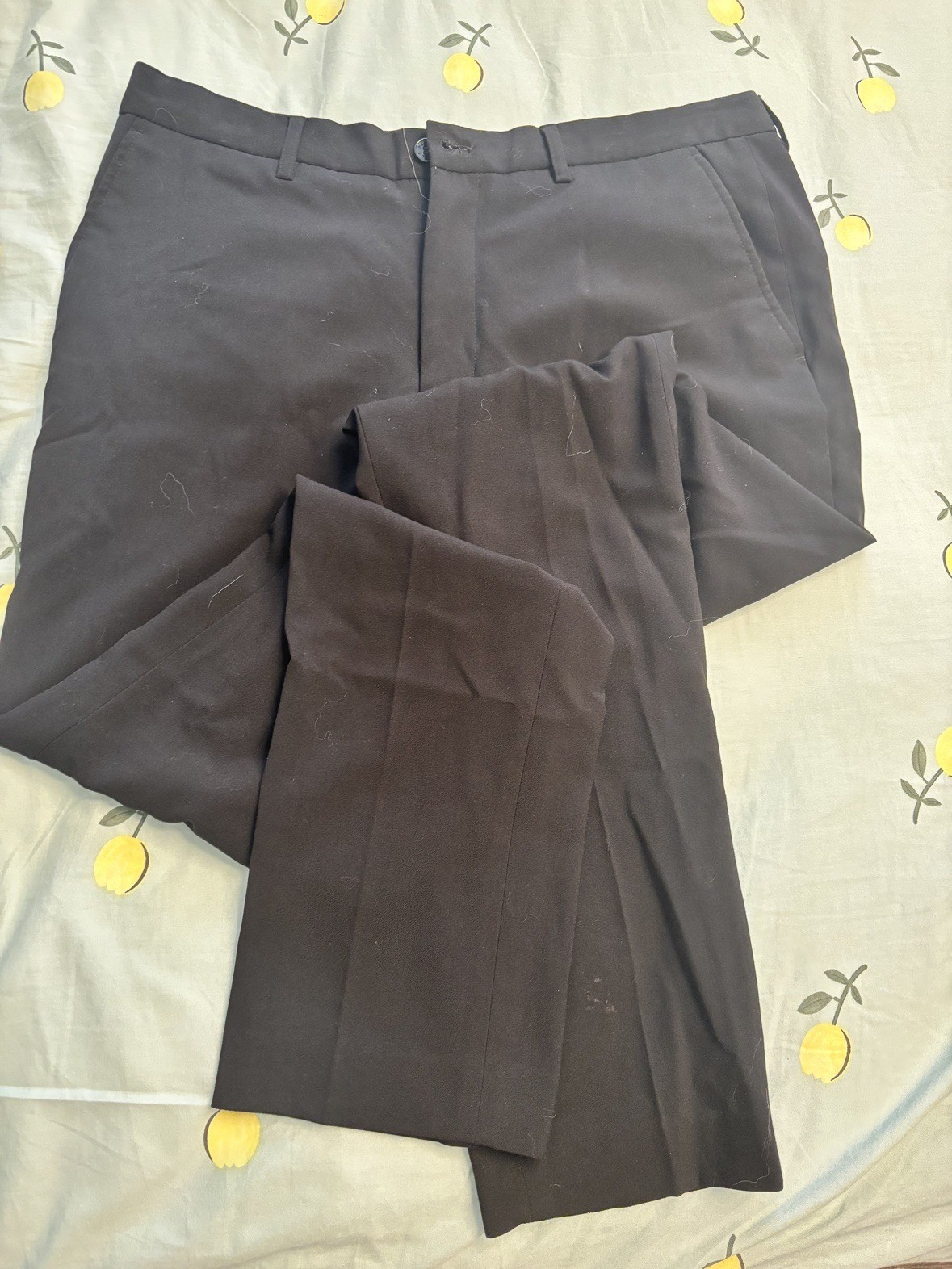 Men's black dress pants — PINLI, size 34 (like new)
