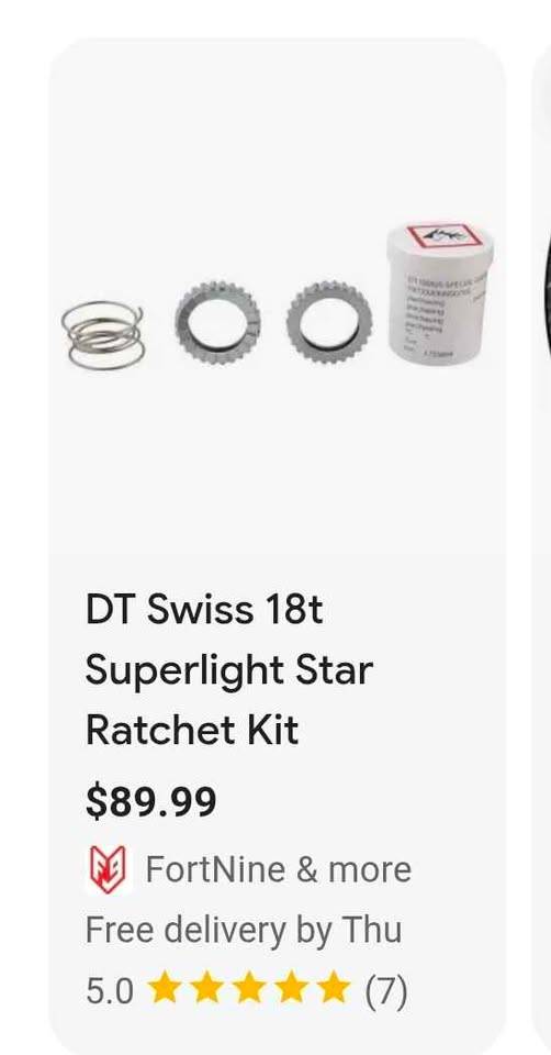 DT Swiss Star Ratchets - 54T and 18T