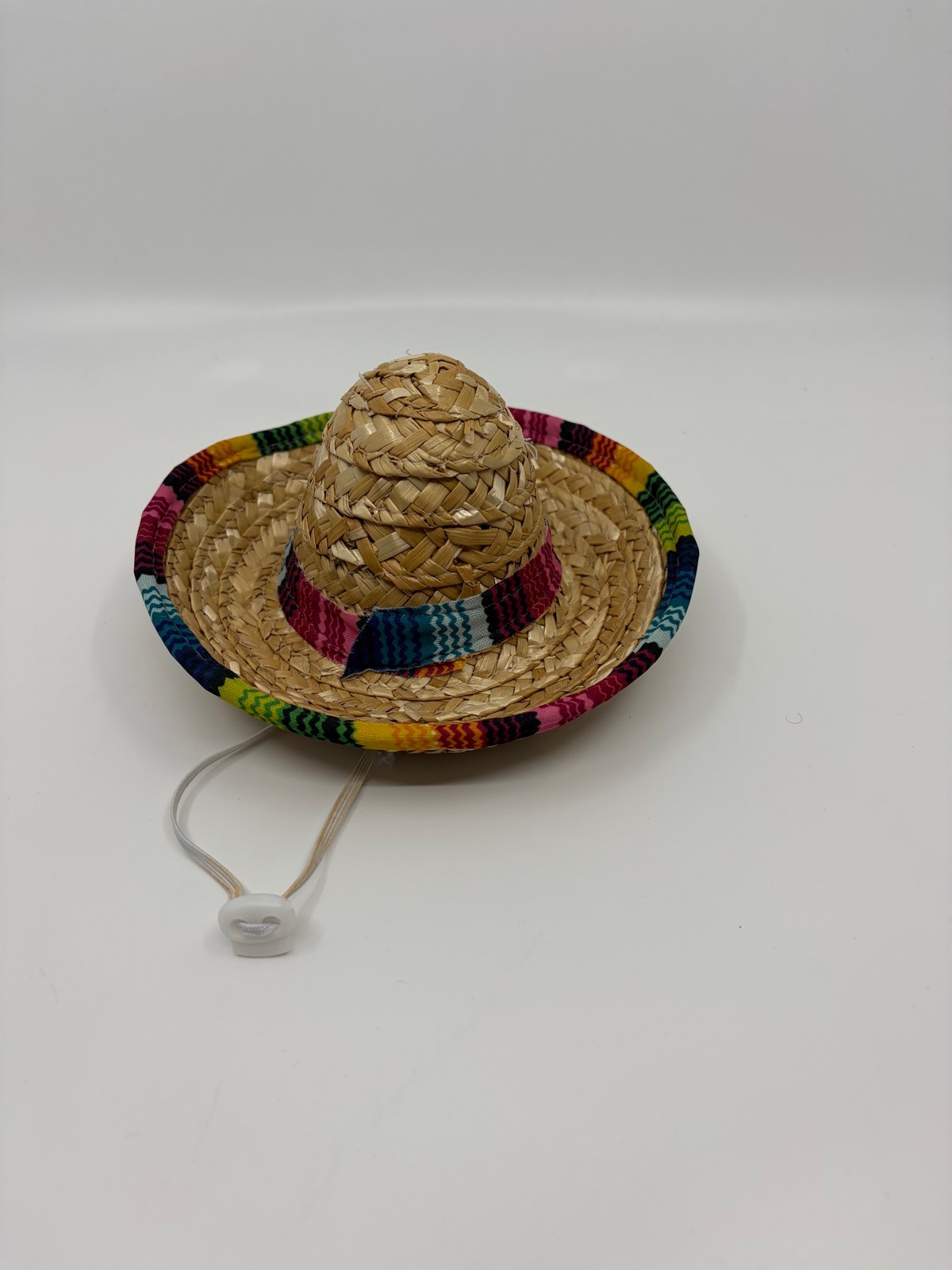 Small Dog Pet Sombrero with Elastic Chin Strap