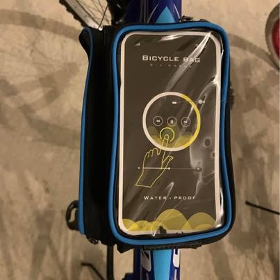 Waterproof Touch Screen Phone Holder Bag for Bike Frame