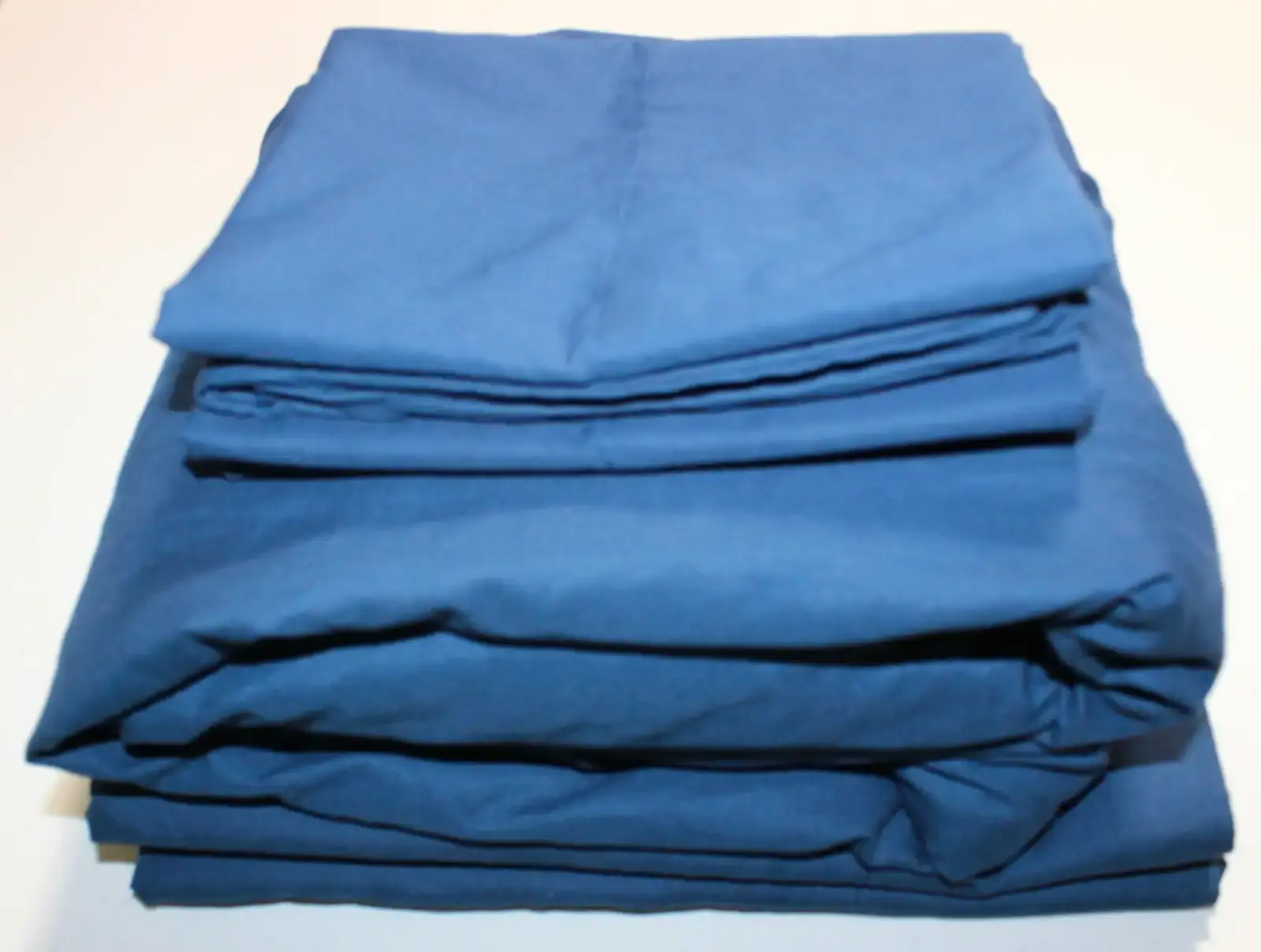 Full Size Blue 4-Piece Sheet Set – Like New (Used Once) - photo 2