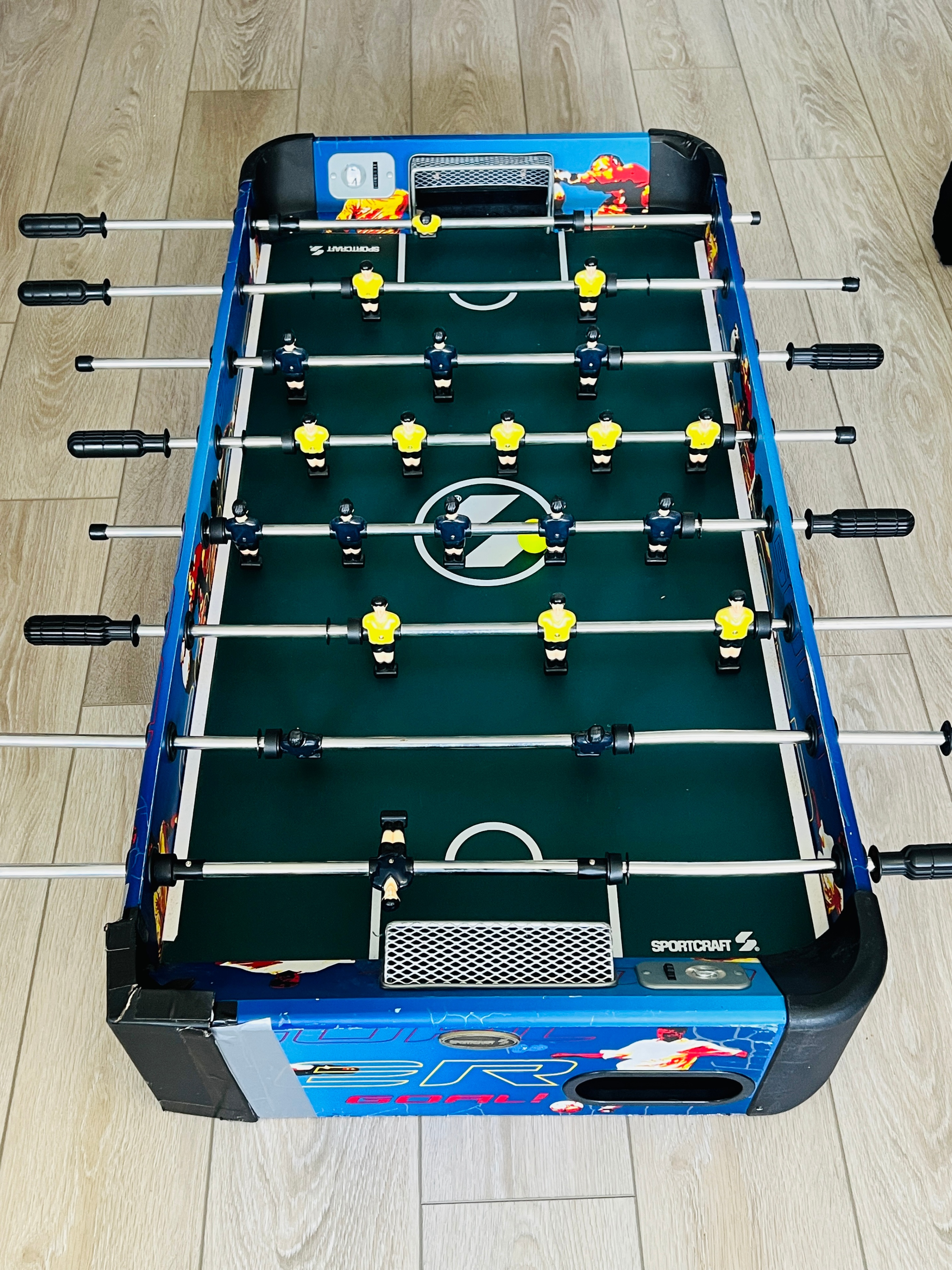 Tabletop foosball / soccer game 4ft x 2ft