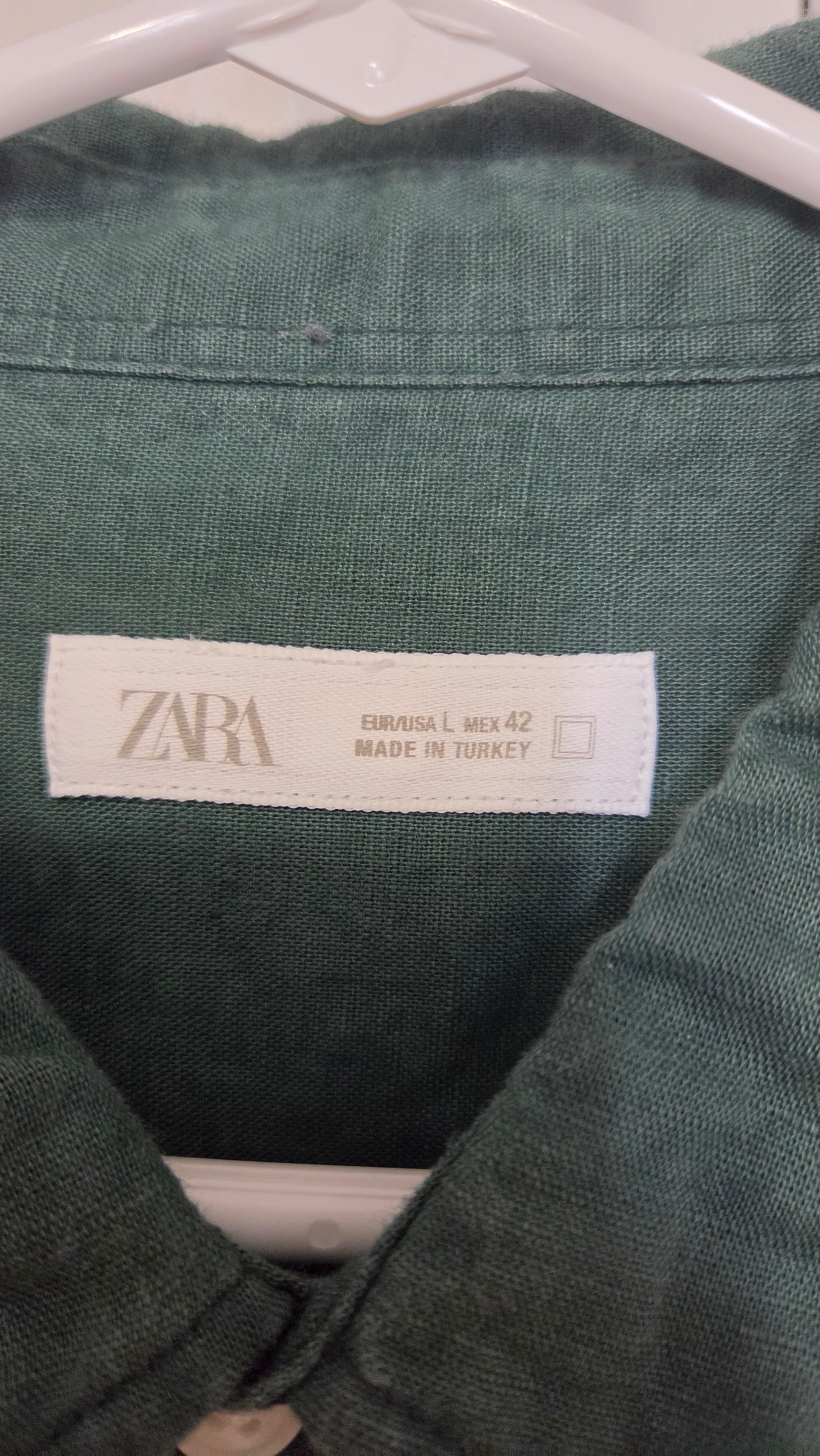 Zara Men's Green Long Sleeve Shirt - photo 2