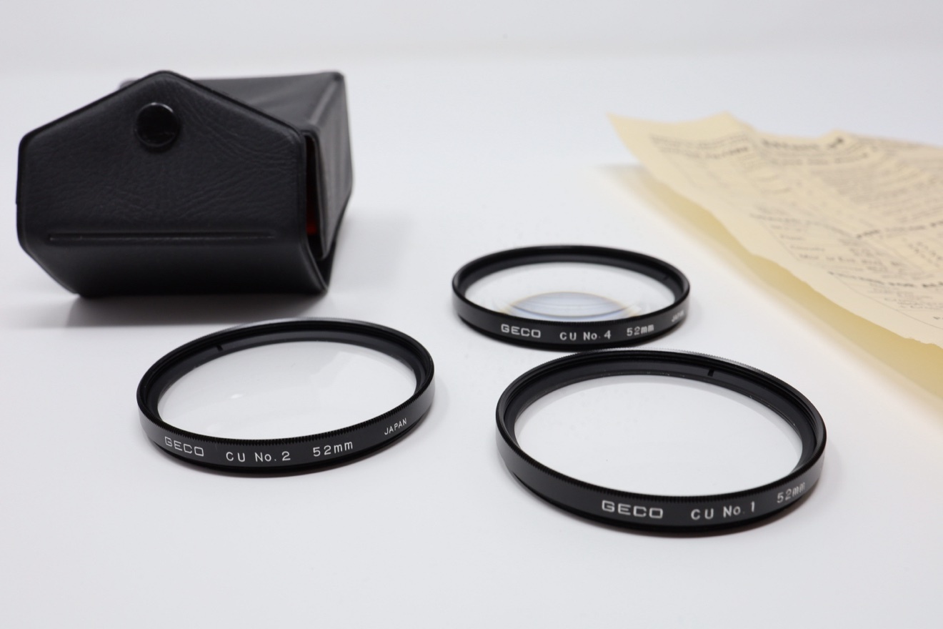 Vintage GECO 52mm Close-Up Filter Set + Case - photo 2
