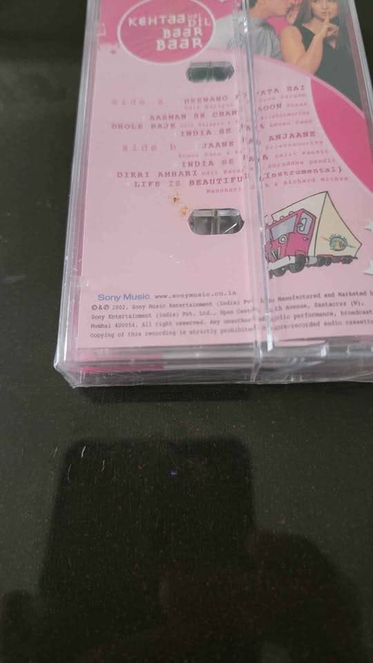 Sealed Kehtaa Hai Dil Baar Baar Bollywood cassette India - photo 3