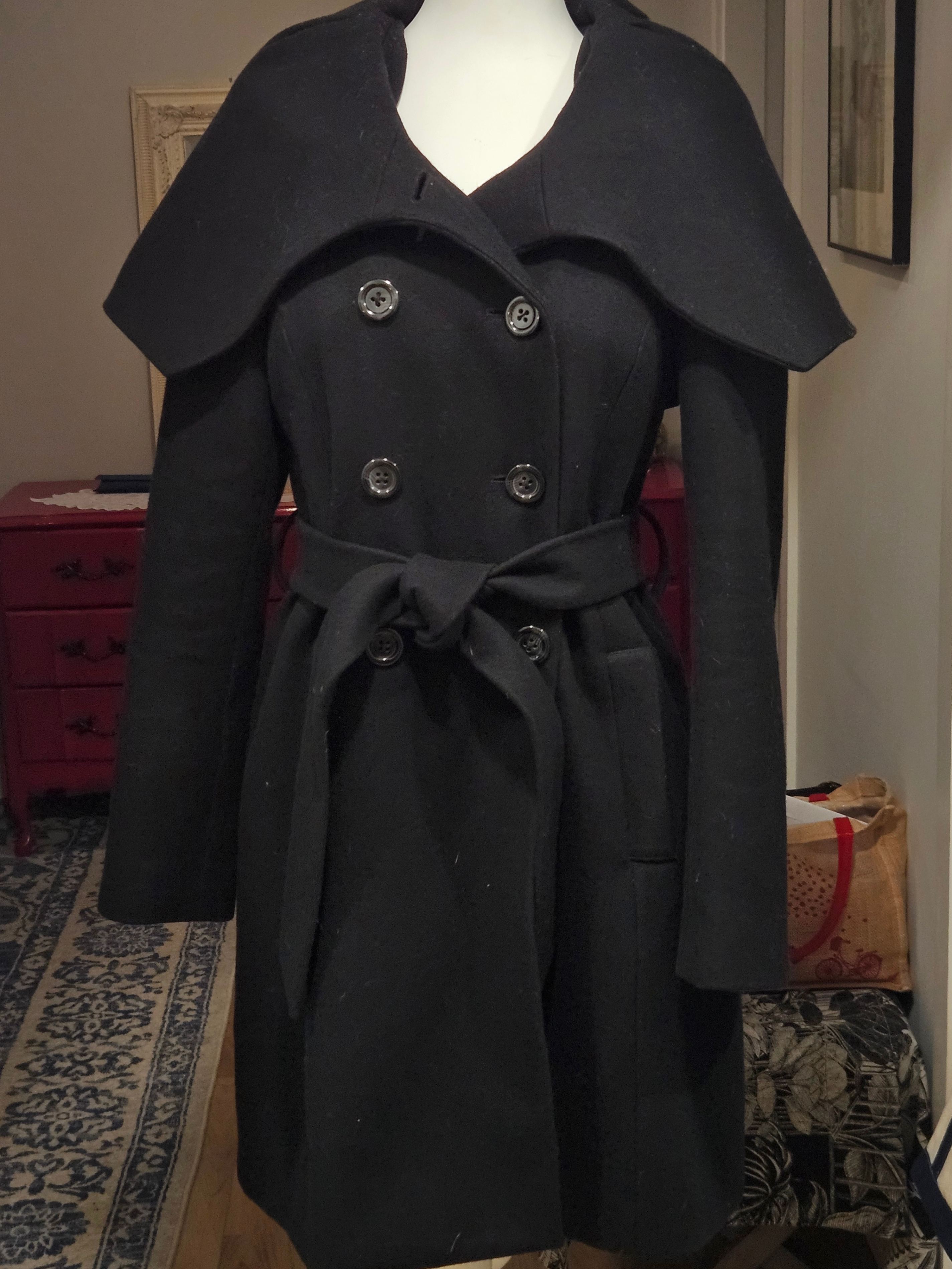 RW & CO black winter coat
