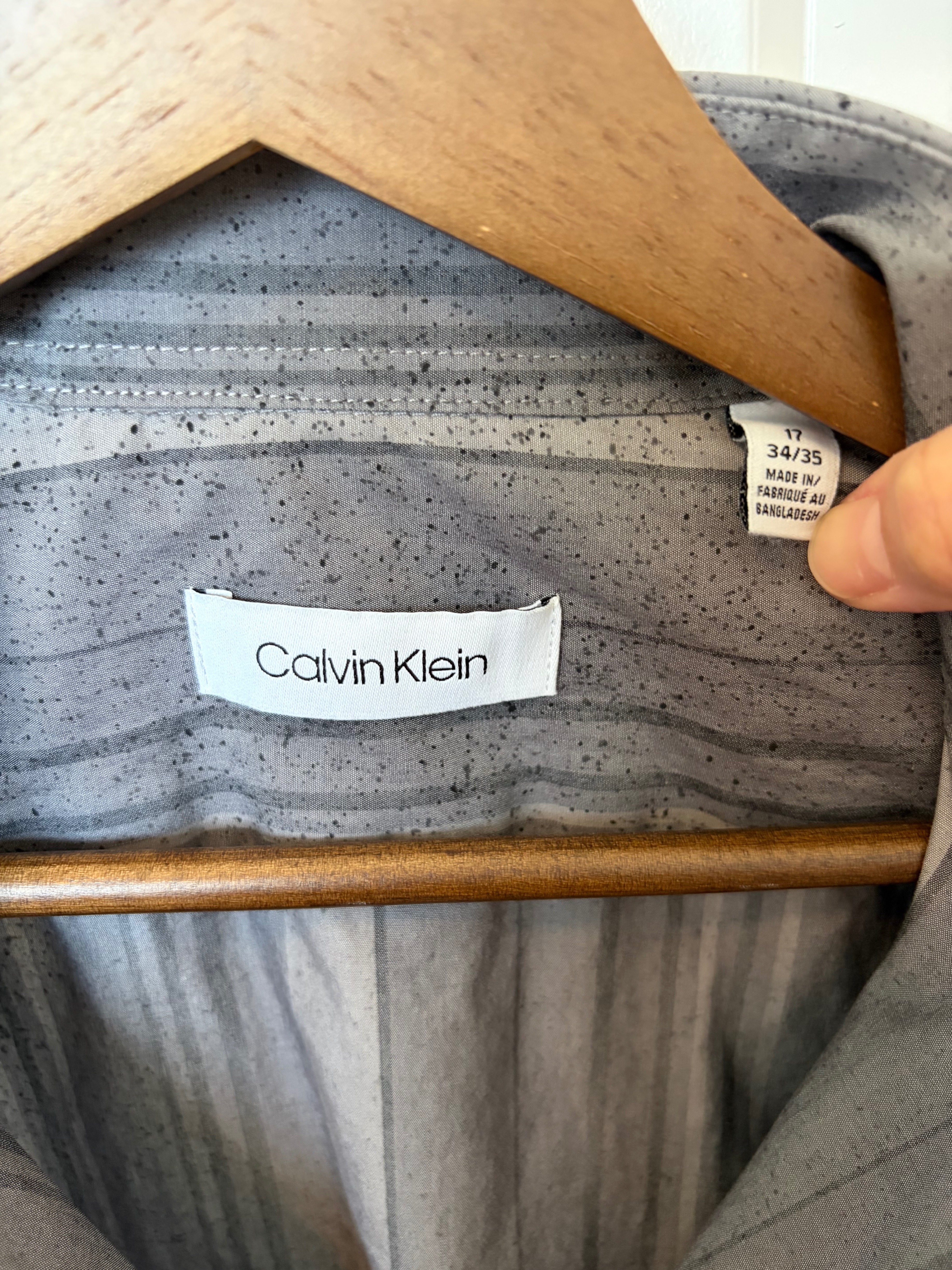 Calvin Klein Dress Shirt Size 17/34-35 - photo 3