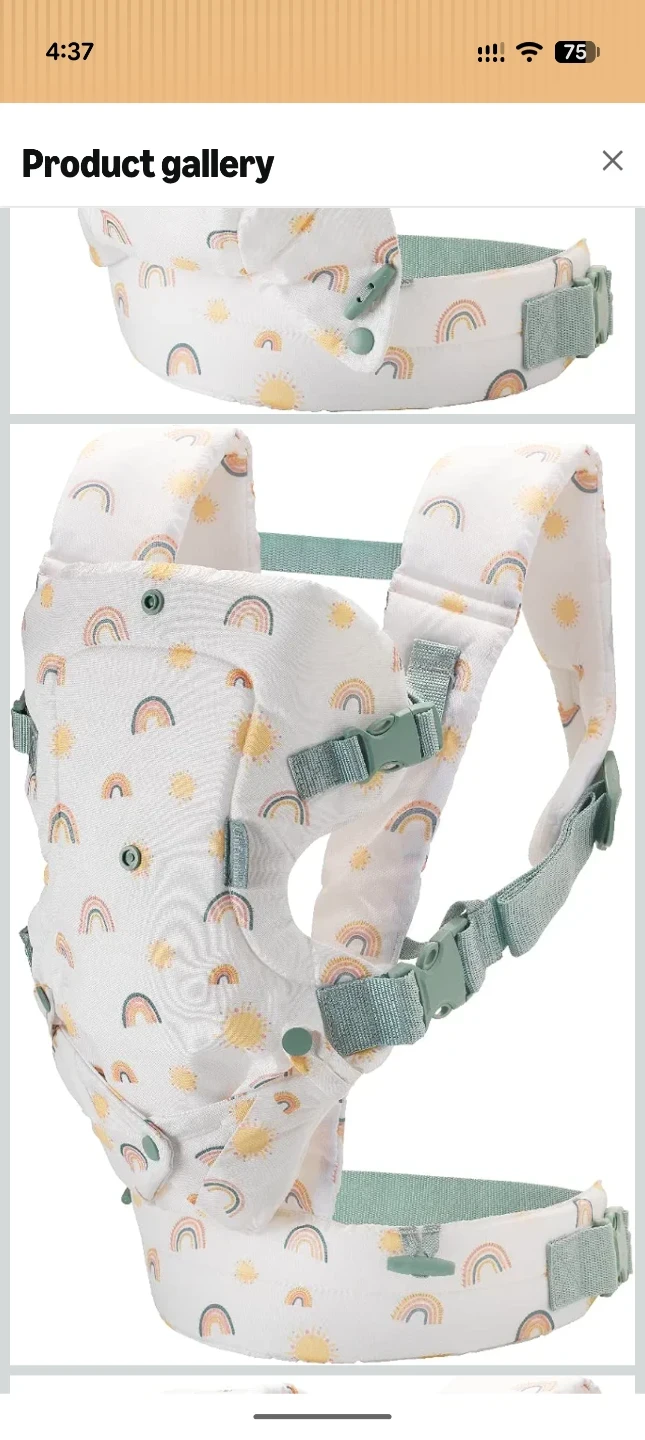 Infantino Flip 4-in-1 Baby Carrier - Rainbow