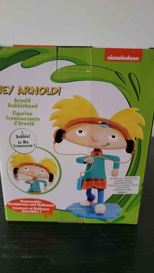 Hey Arnold! Arnold Bobblehead - Nickelodeon - Just Play. NEW. - photo 4