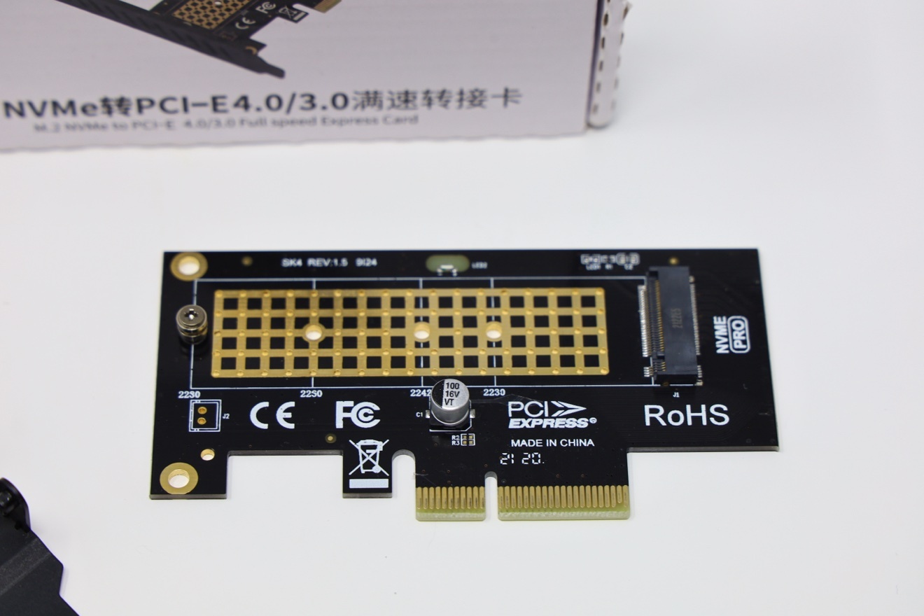JEYI M.2 NVMe to PCI-E Adapter Card - photo 2
