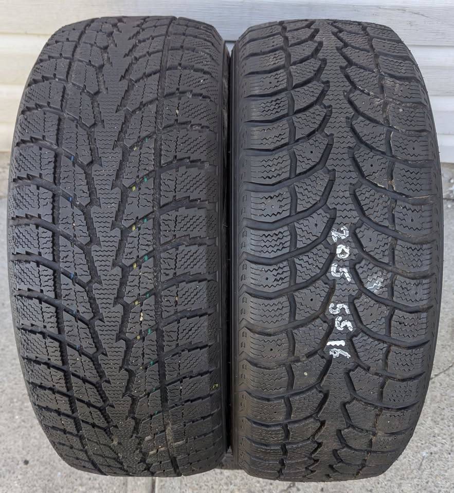 205 55 R16 M+S Toyo Ensribe CSi + Rovelo RWS-677 snowflake rated