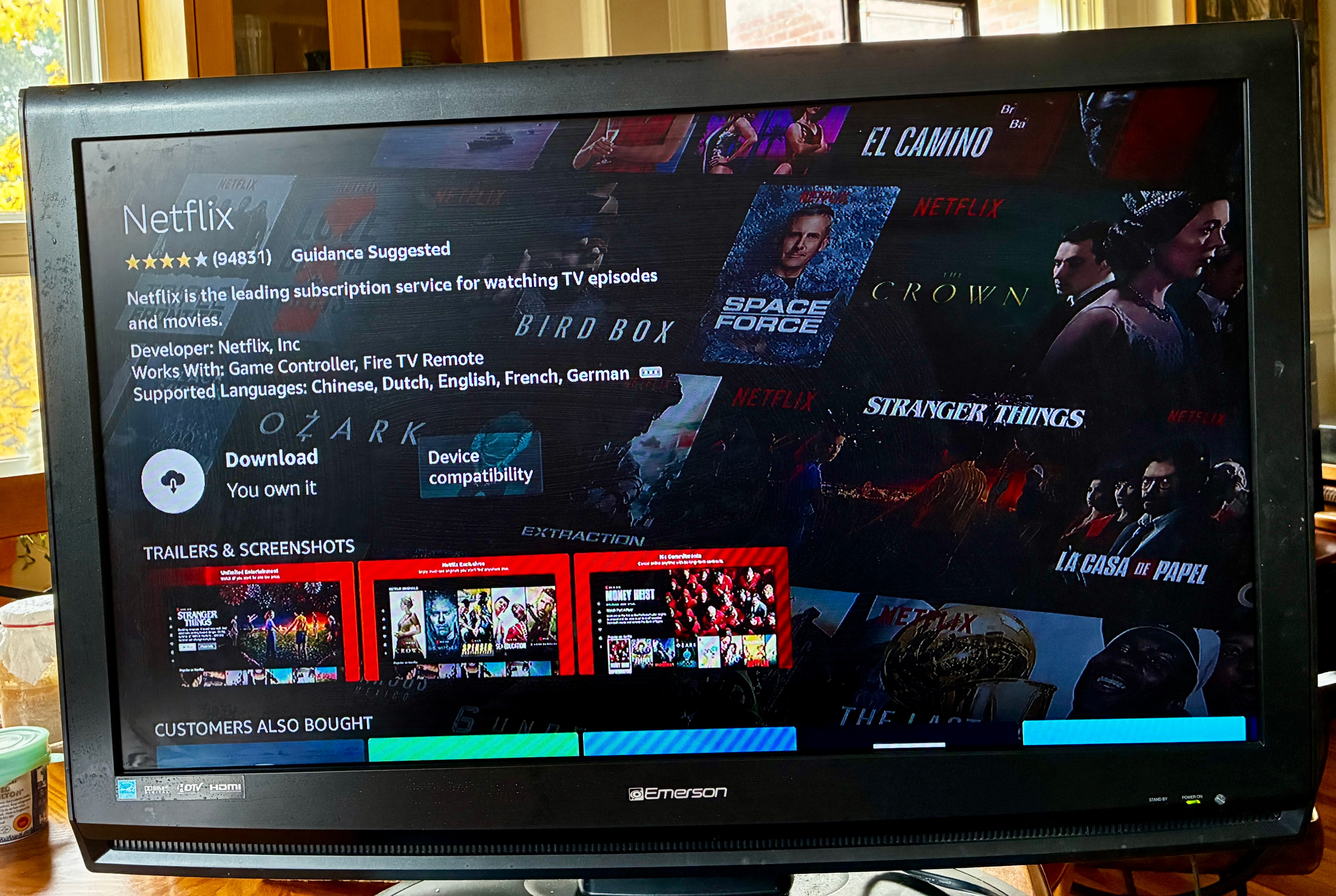 Emerson 32" LCD TV PLUS BONUS FIRESTICK 4K!!