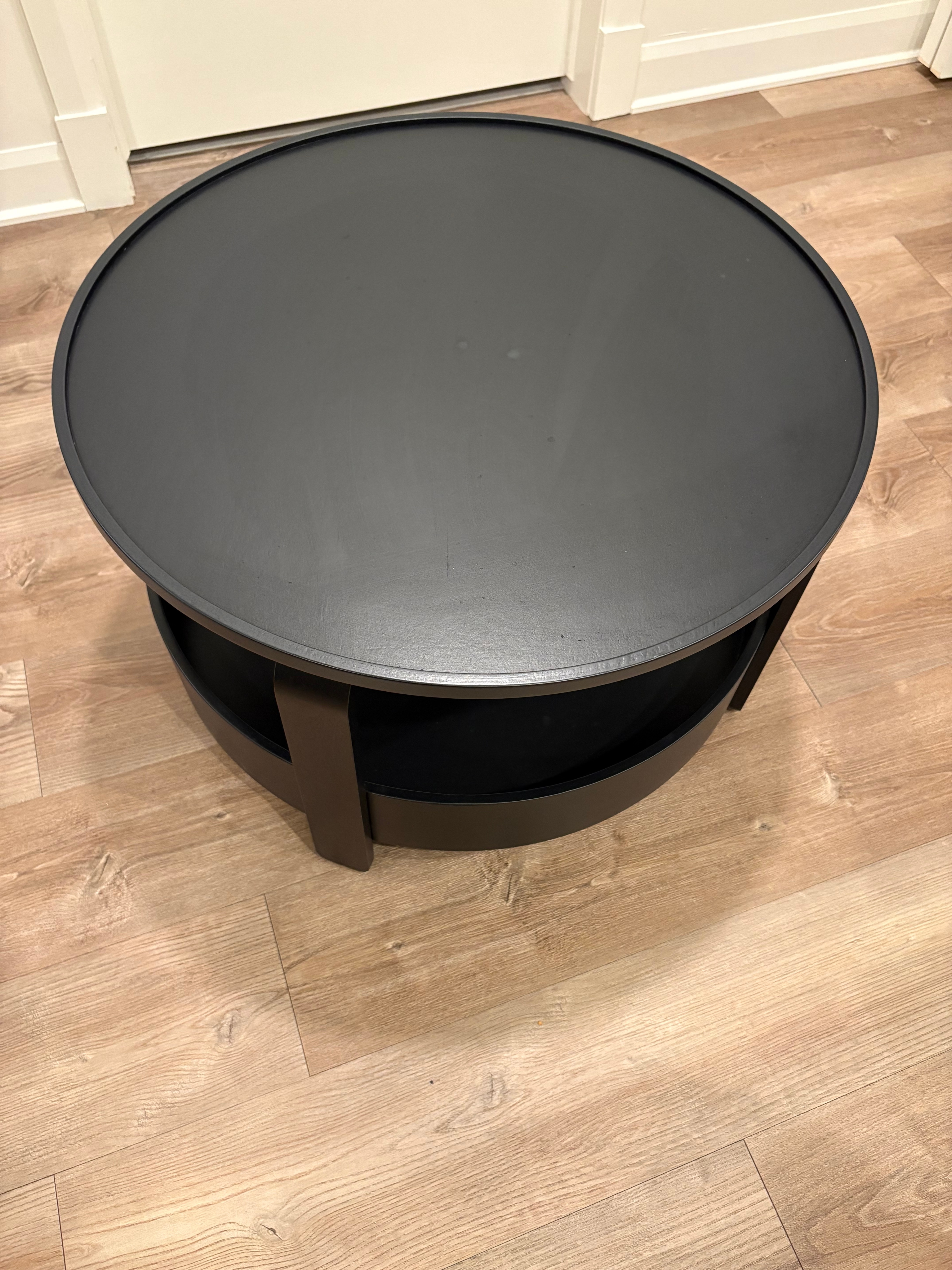 IKEA BORGEBY Round Coffee Table – Black - photo 2