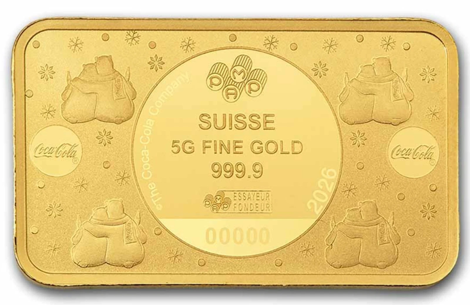 PAMP Suisse Coca-Cola 5g Gold Bar - photo 4
