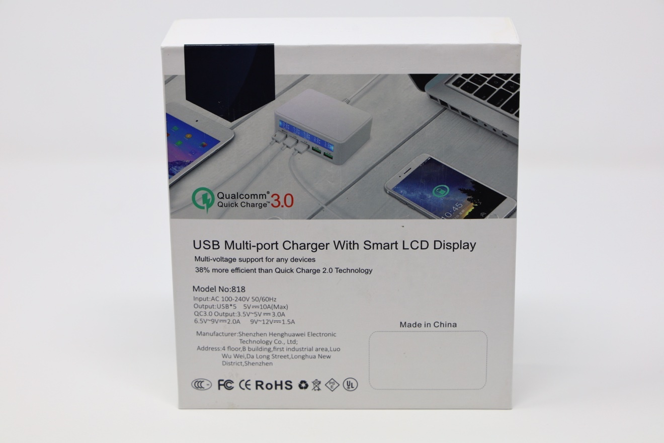 iLEPO 818 Smart USB Charger - 5-Port QC 3.0 - photo 4