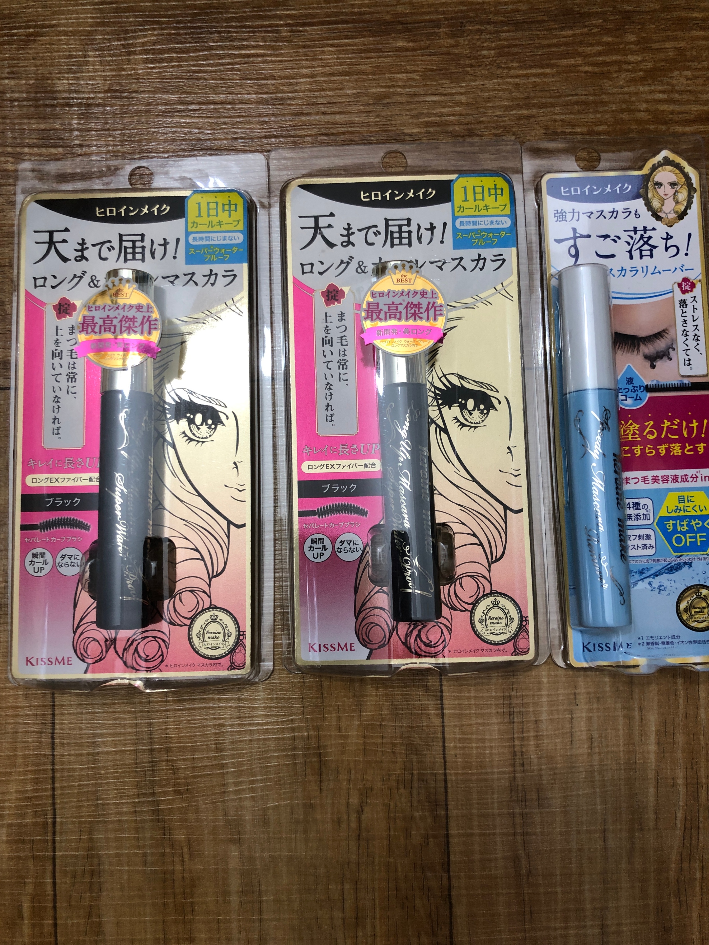 NEW! KISSME Heroine Make mascaras and mascara remover