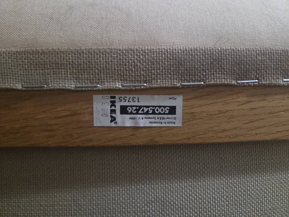 IKEA POÄNG Armchair – Oak Frame & Cream Cushion - photo 2