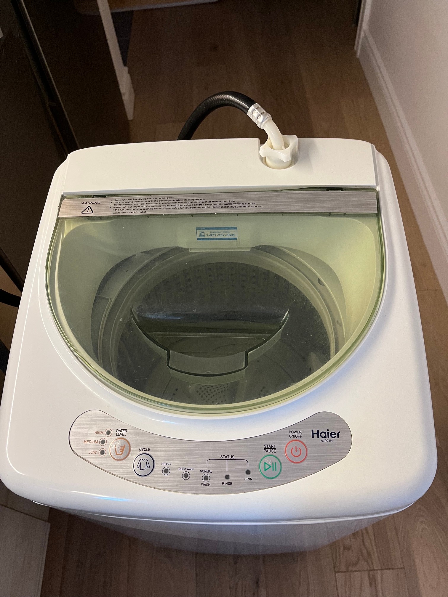 Portable HAIER Washing Machine - HLP21N - $140 - photo 2