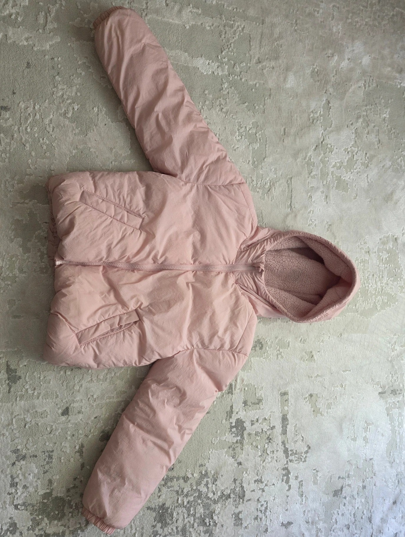 Girls Old Navy Puffer Jacket — Pink, Size 8 (M)