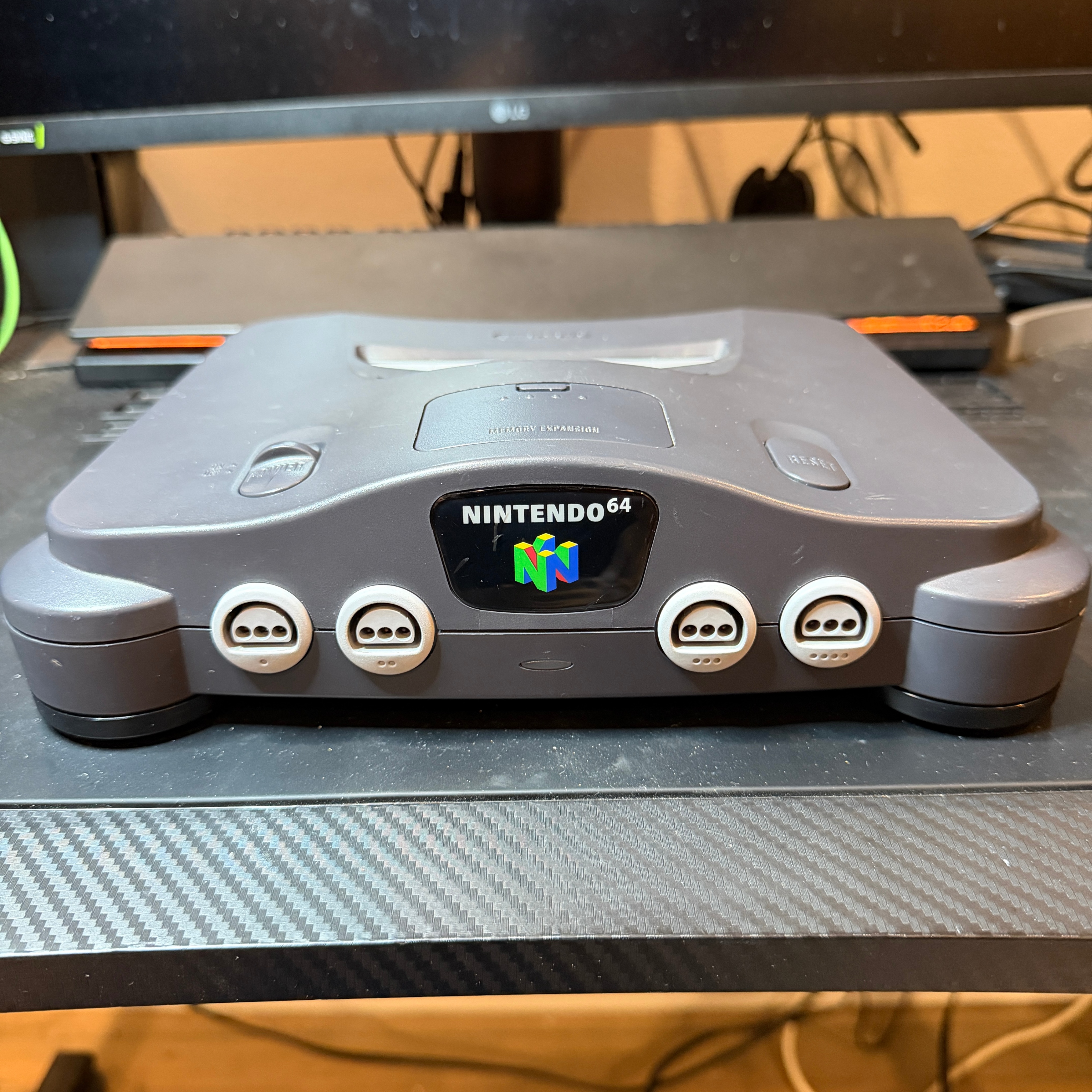 Nintendo 64 Bundle Expansion Pak, Atomic Purple Controller - photo 2