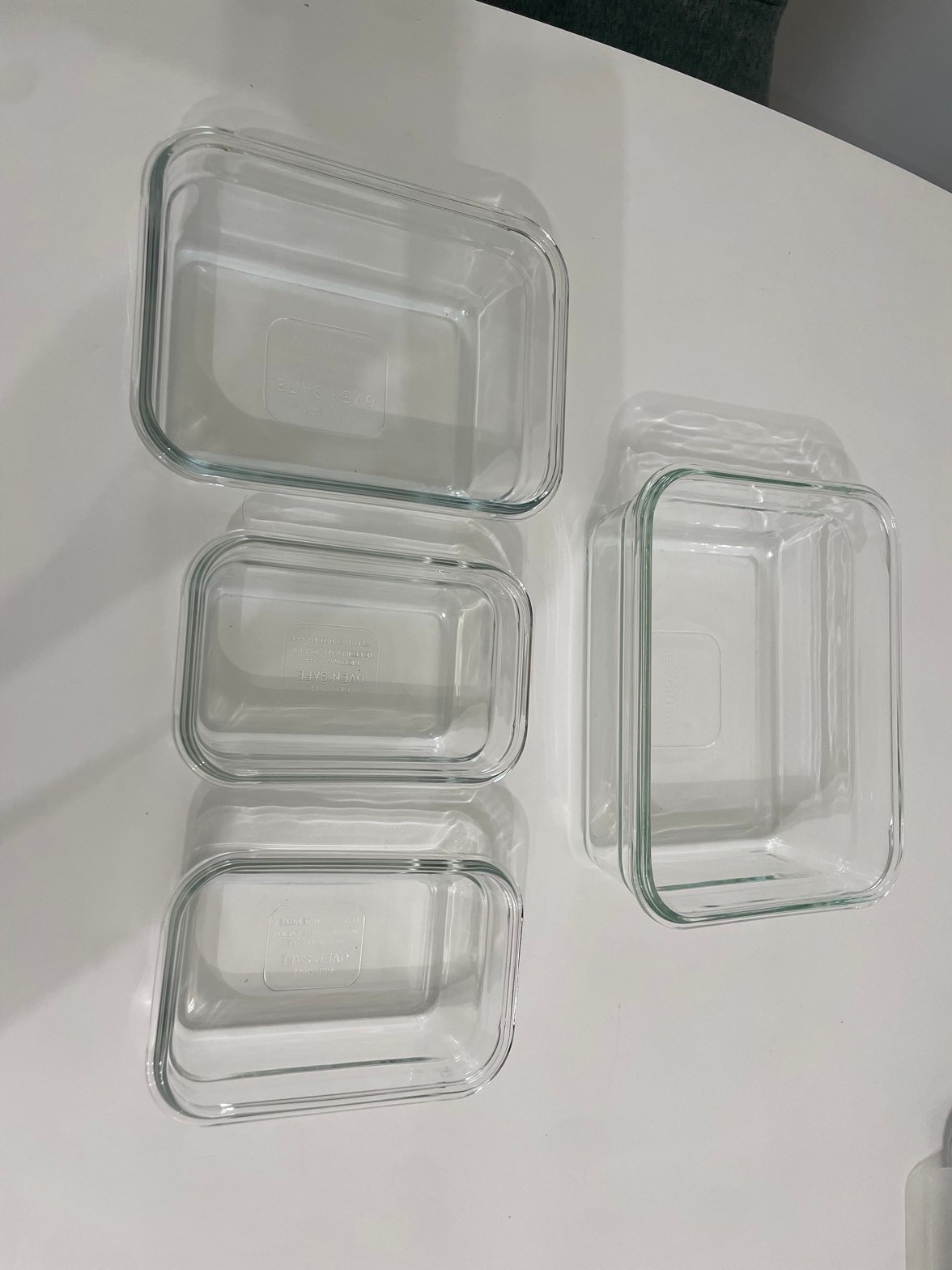 Glass food containers, set of 10 with lids - photo 5