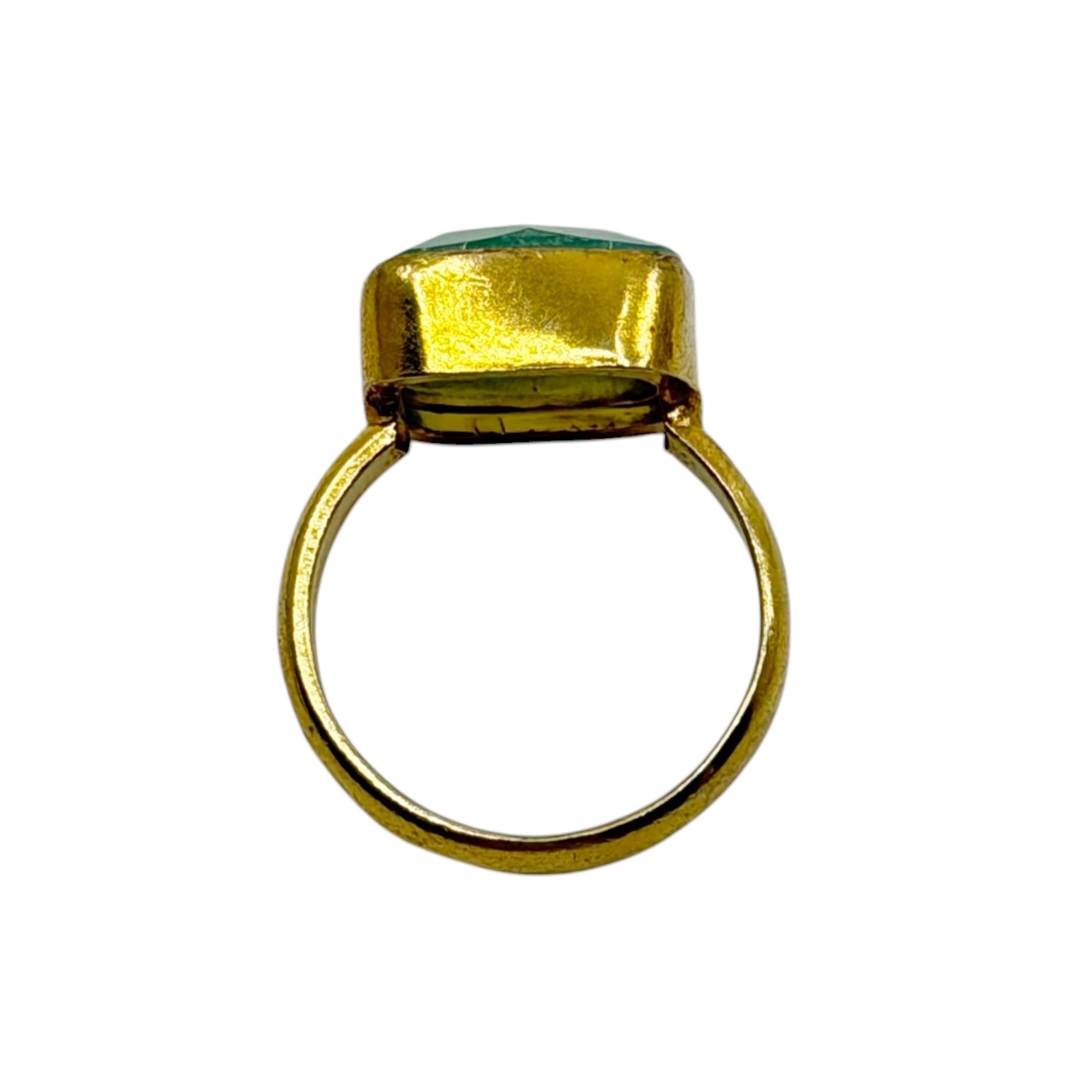 Gold Vermeil sterling silver chalcedony ring - GM1095 - photo 3