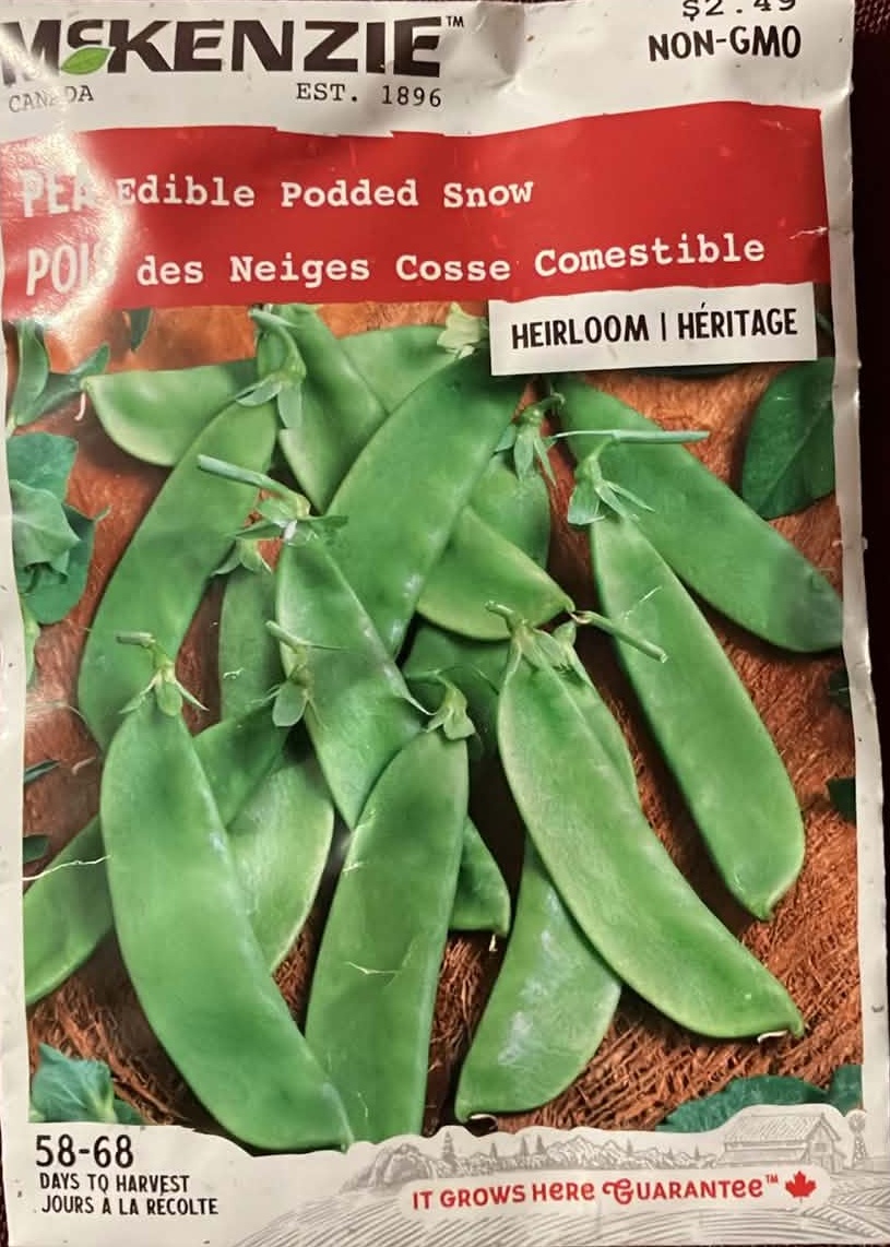 Pea Edible Podded Snow Seeds
