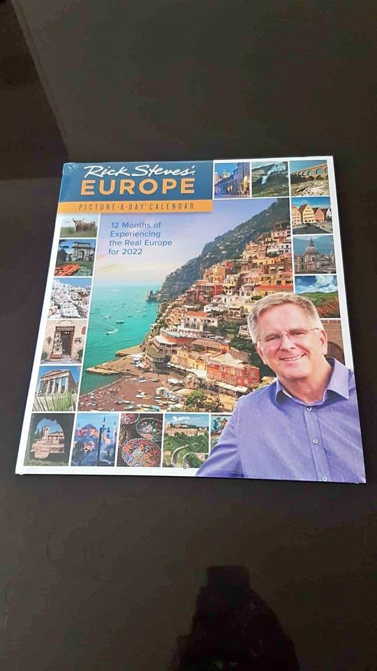 New sealed 2022 Rick Steve's Europe calendar