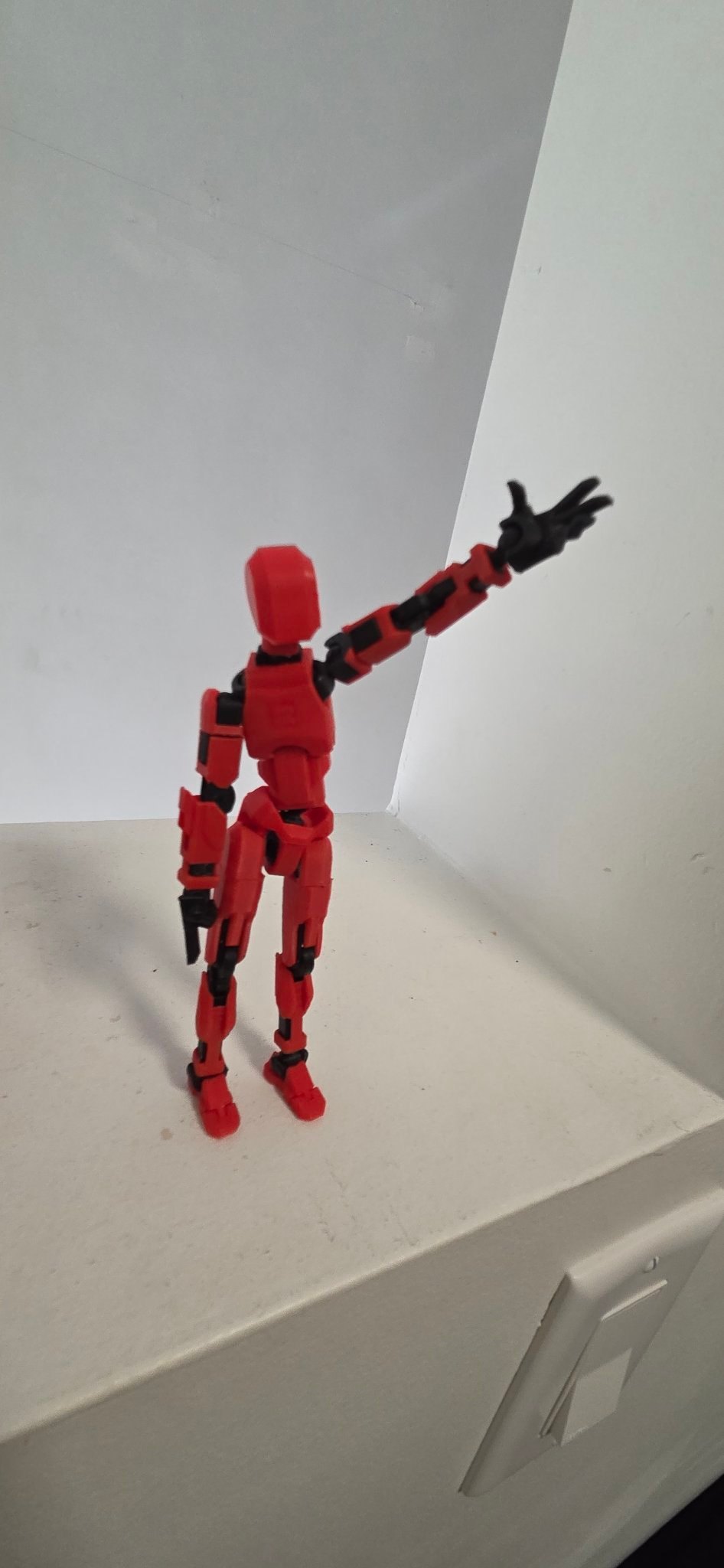 Dummy 13 Articulated Action Figure - 3D Printed (Red & Black) - photo 2
