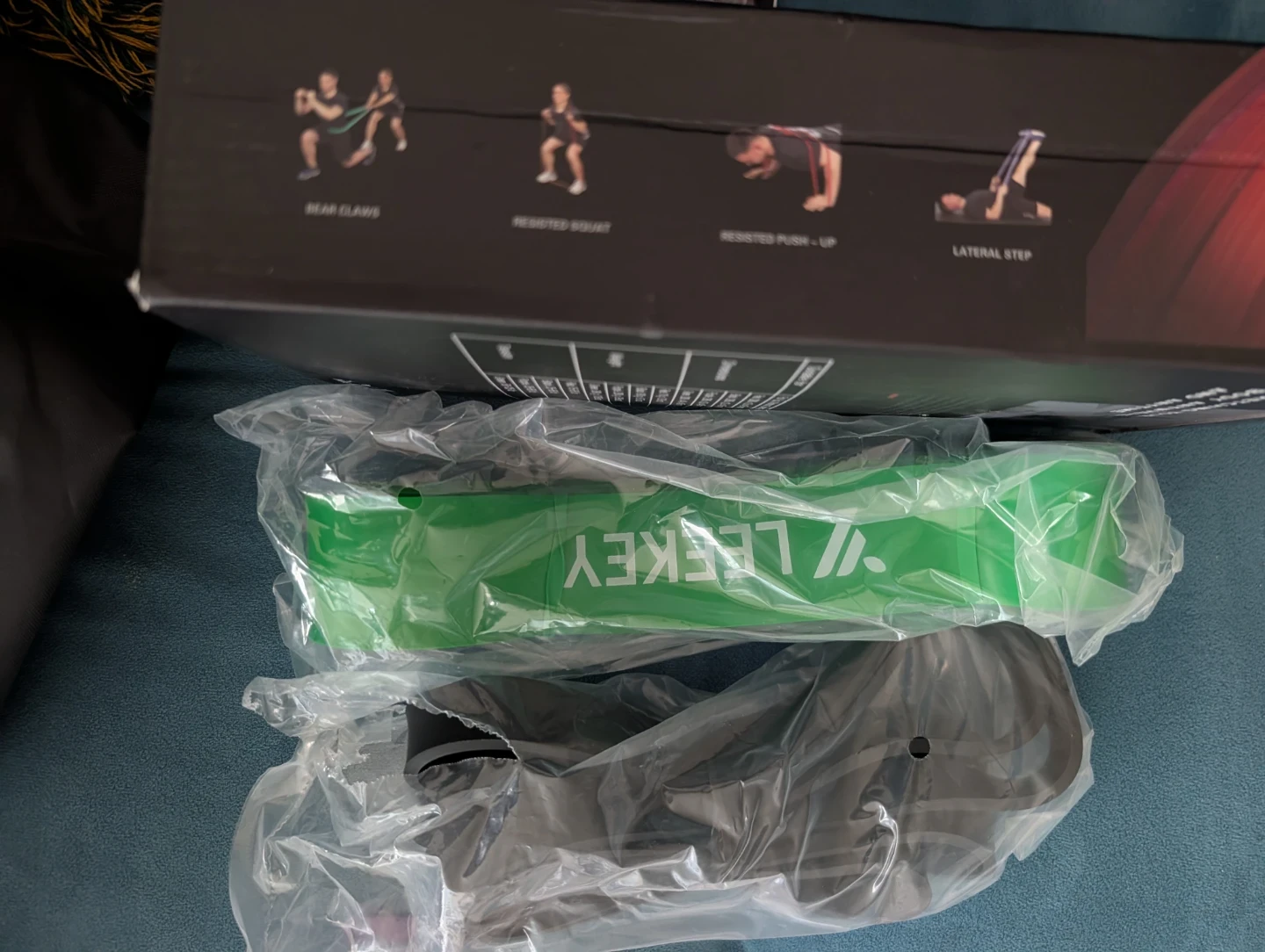 LEEKEY Pull-Up Assistance Bands Set (2 Pack)