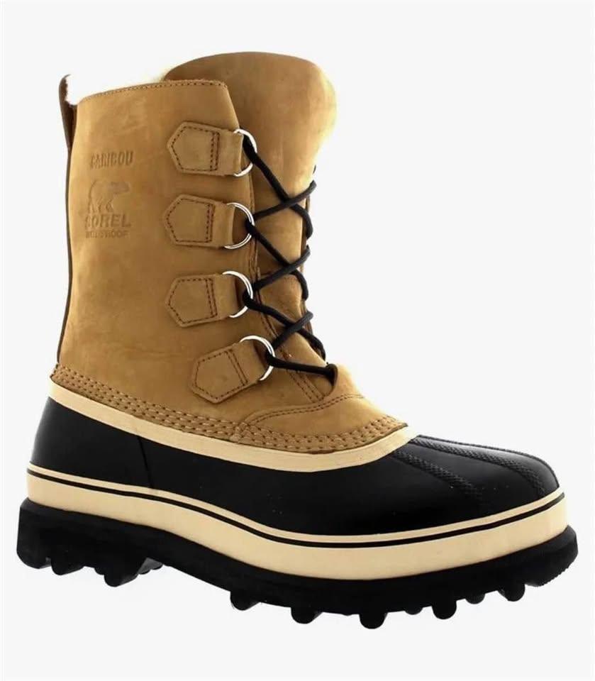 Mens Sorel Caribou Fleece Lined Snow Mid Calf Size 9