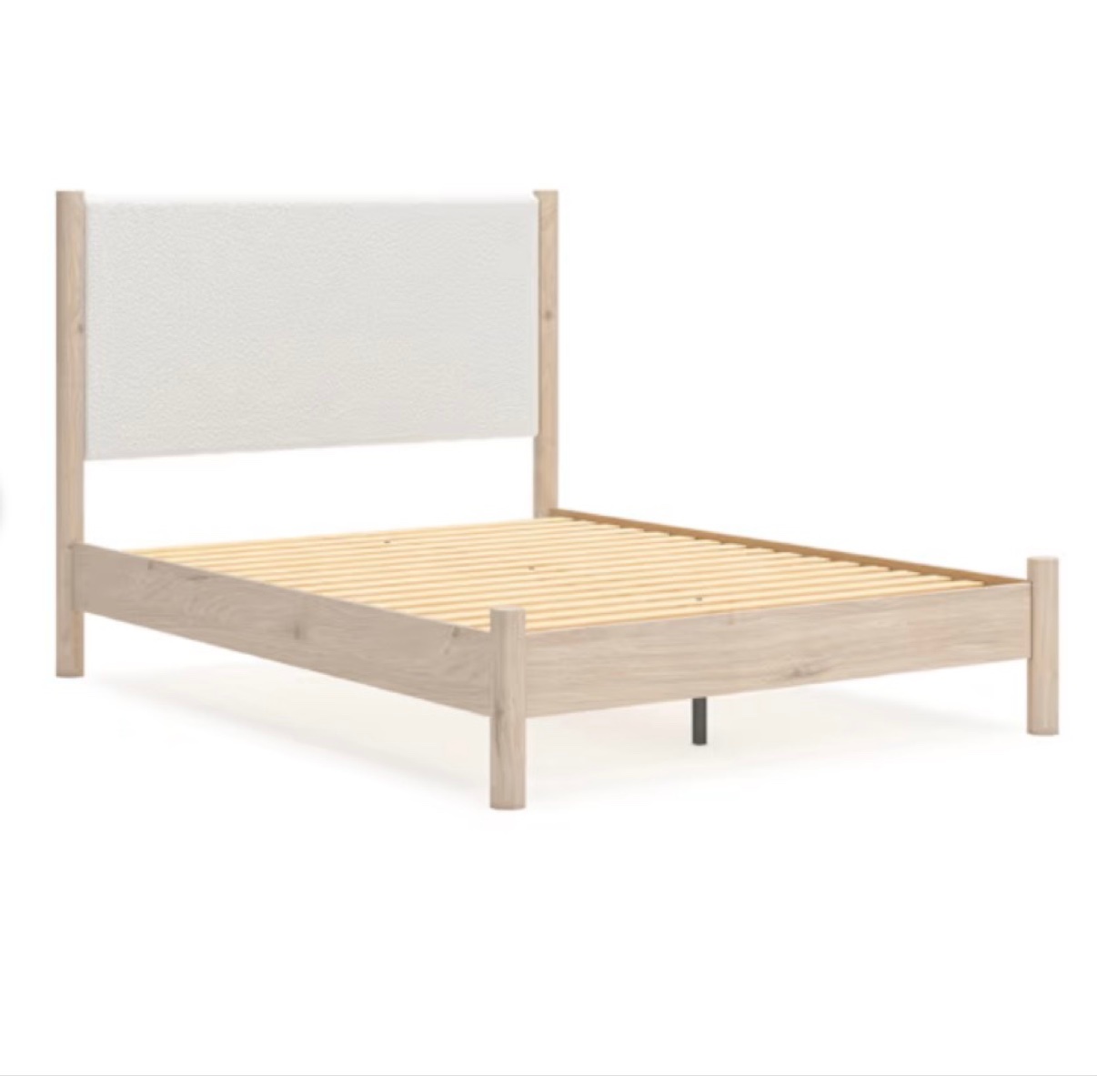 Ashley Cadmori King Upholstered Panel Bed + King Mattress - photo 2